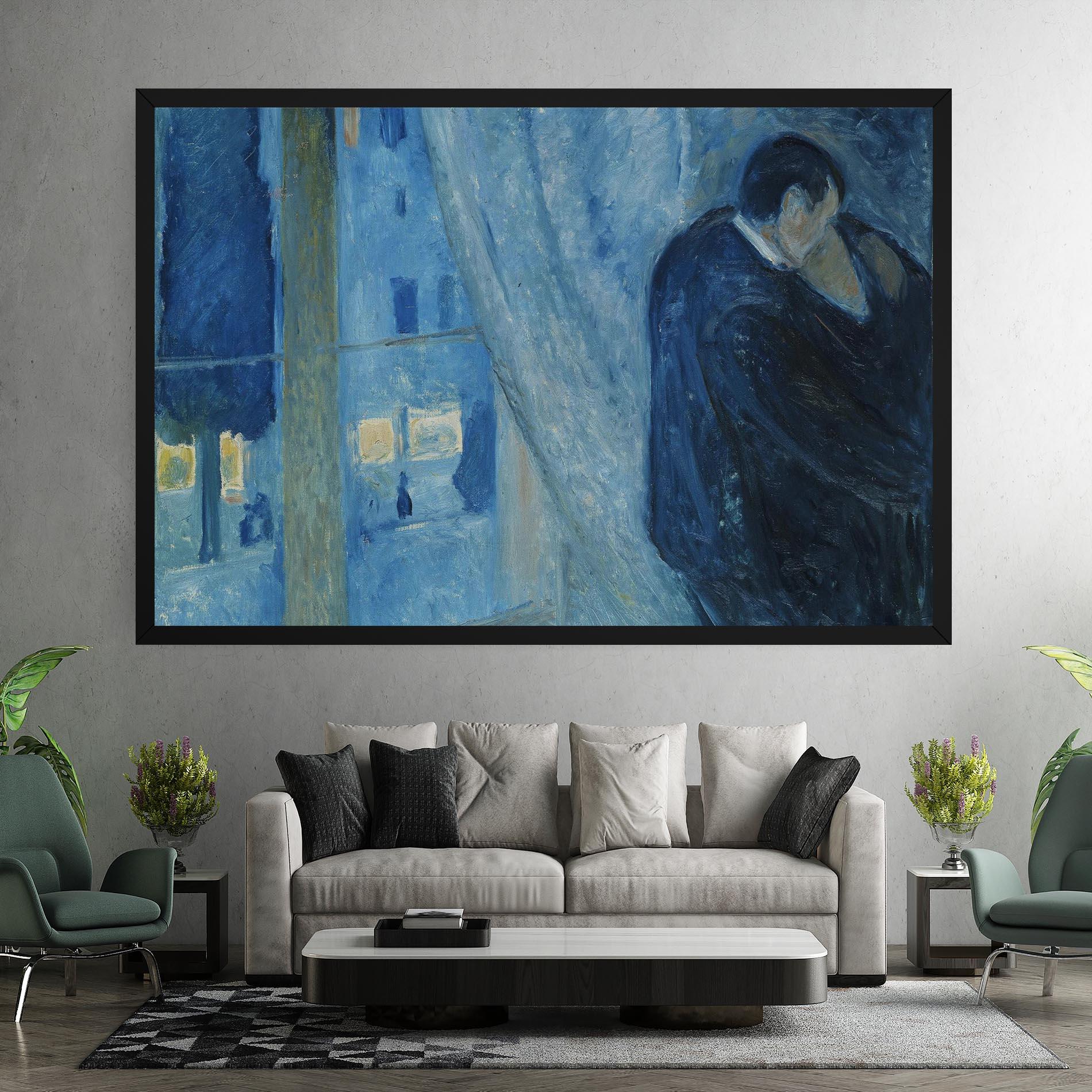 Leinwandbild Kiss By The Window mockup 7