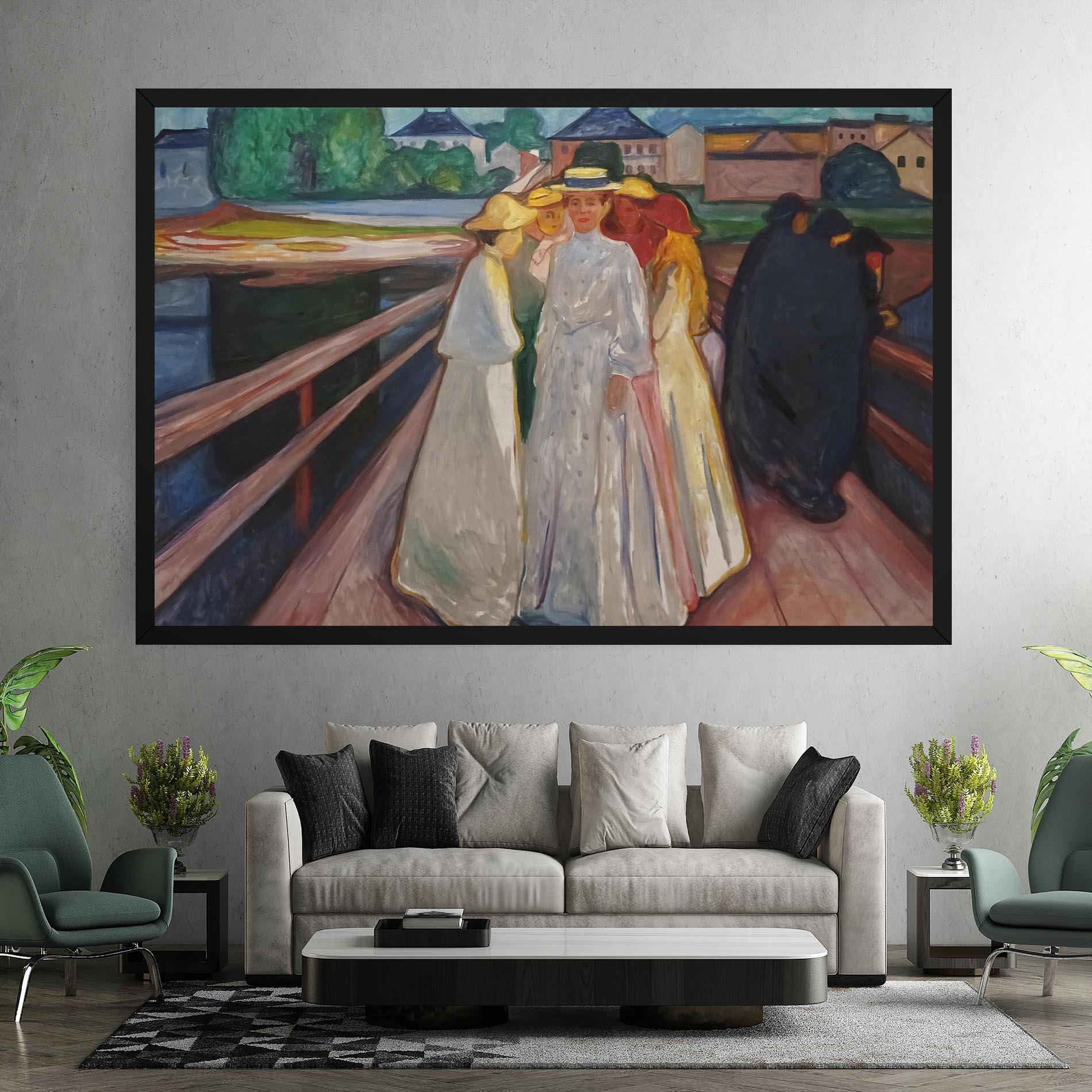 Leinwandbild Munch Art mockup 7