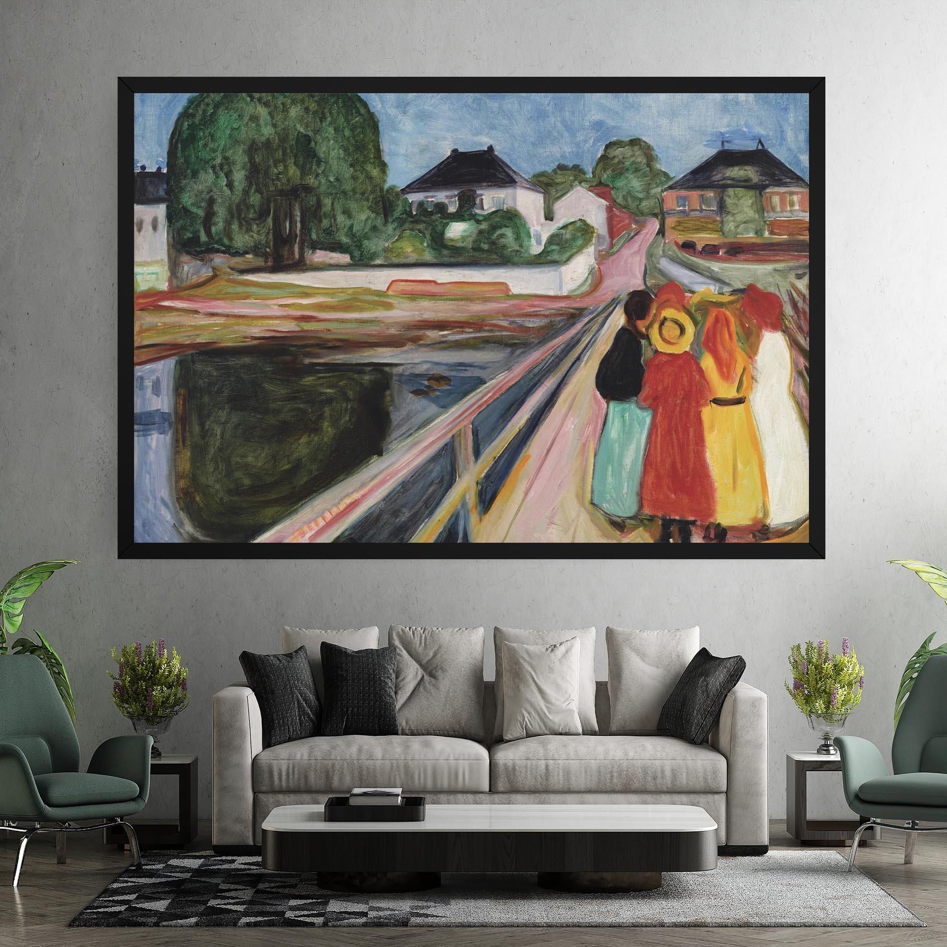 Leinwandbild Pikene Pa Broen mockup 7