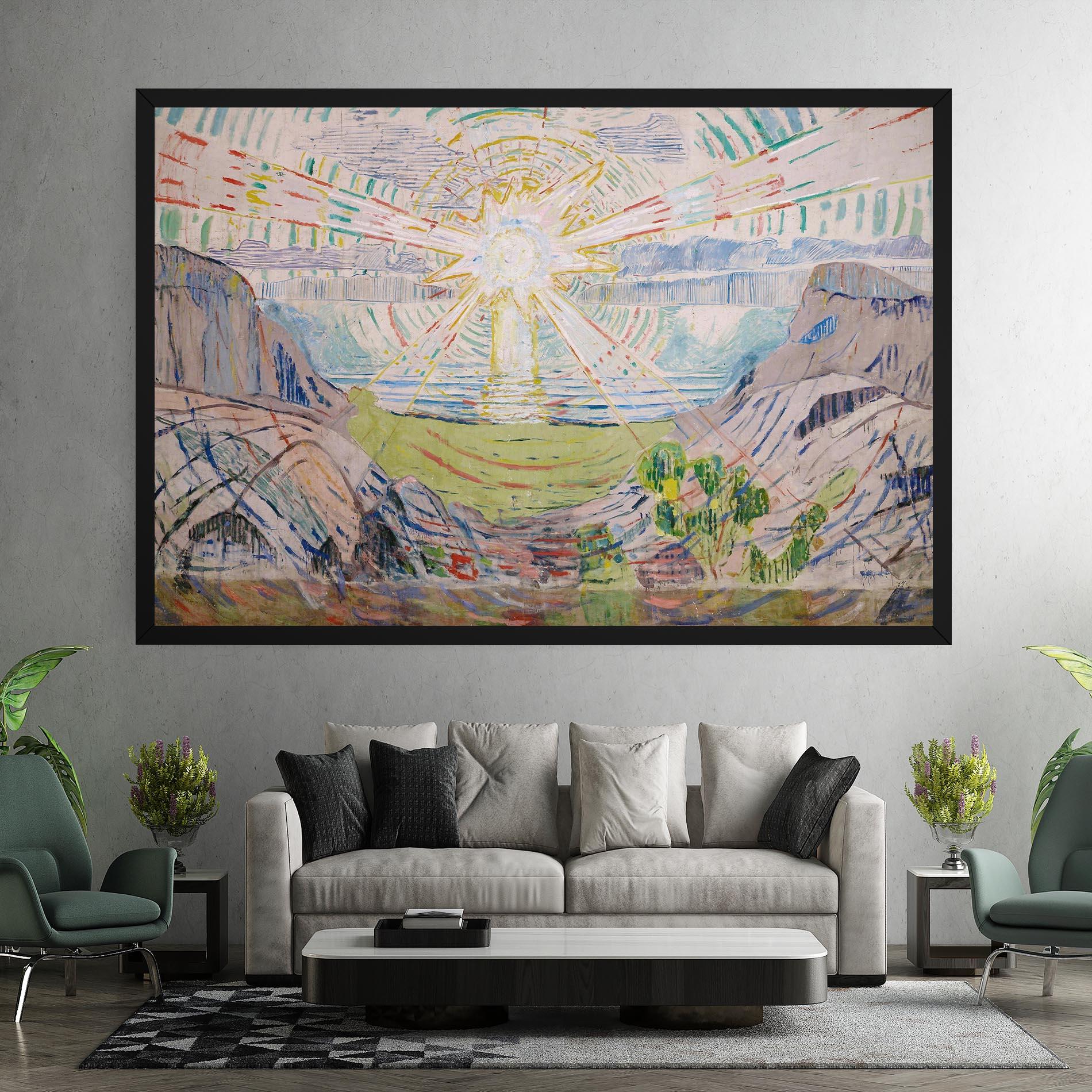 Leinwandbild The Sun Art mockup 7