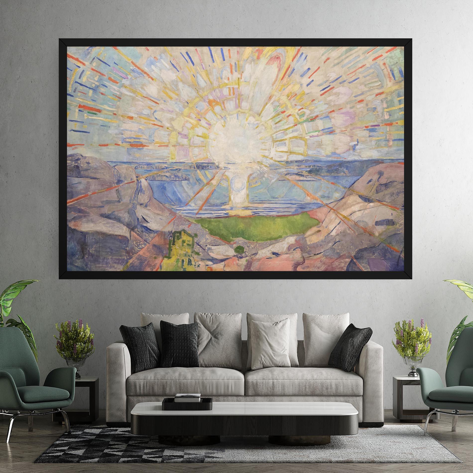 Leinwandbild The Sun mockup 7