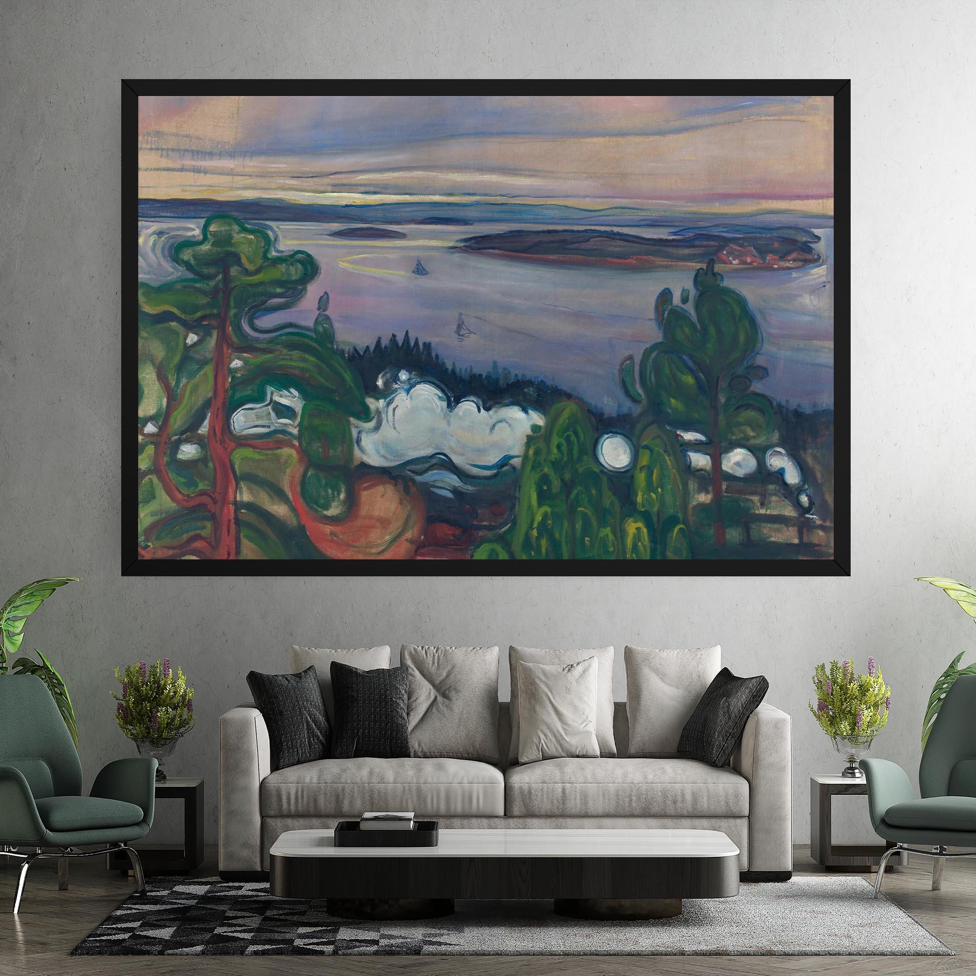 Leinwandbild Train Smoke mockup 7