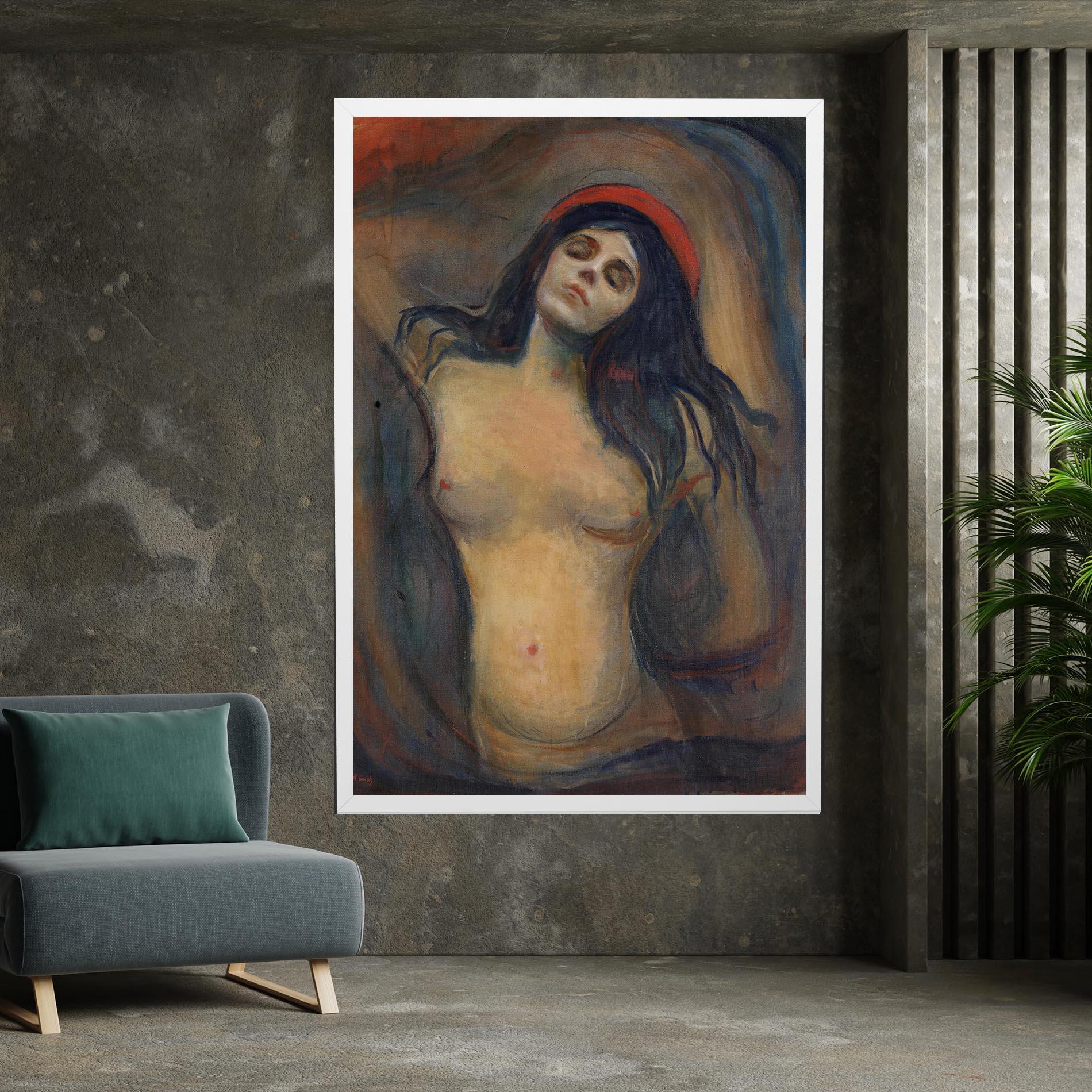 Leinwandbild Madonna Oil Painting mockup 7