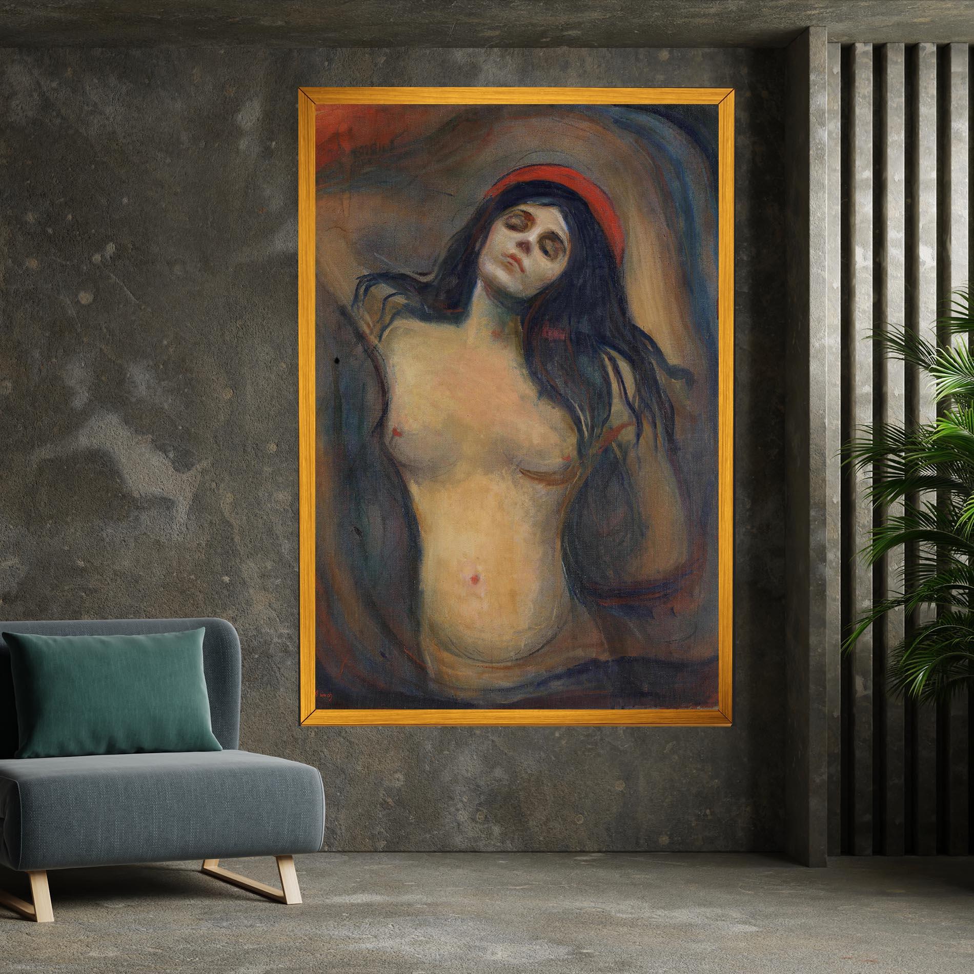 Leinwandbild Madonna Oil Painting mockup 7