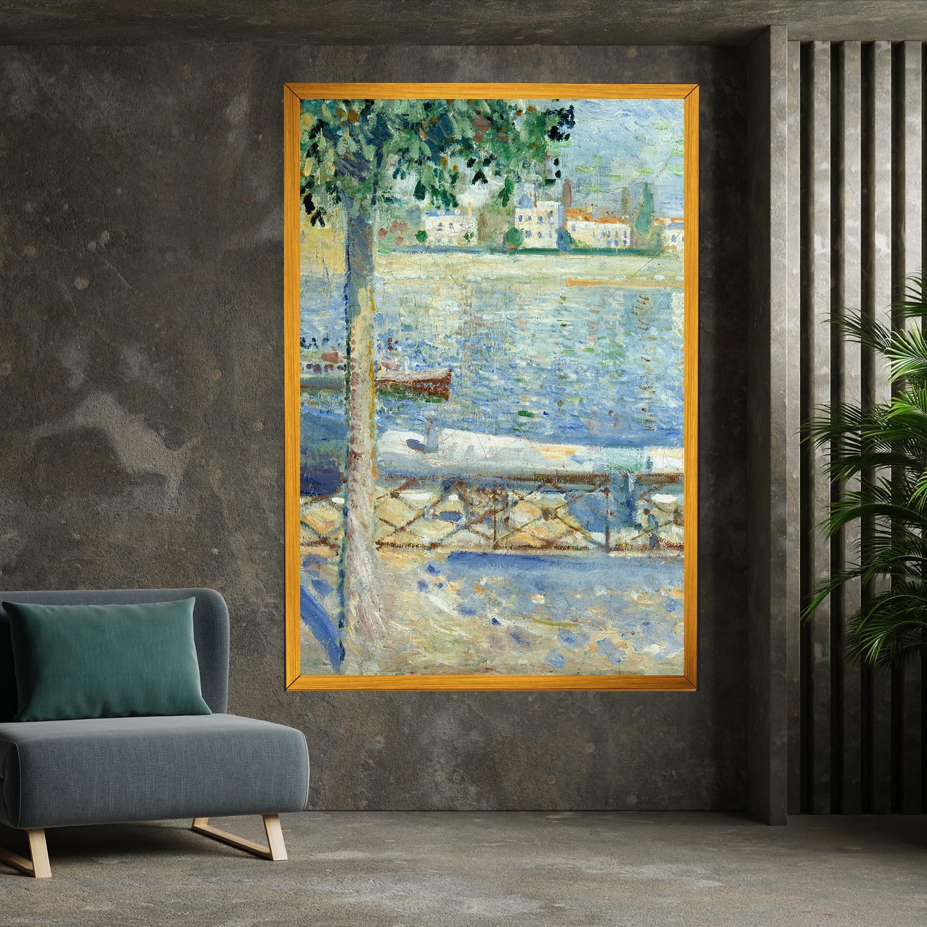 Leinwandbild Seine At Saint mockup 7