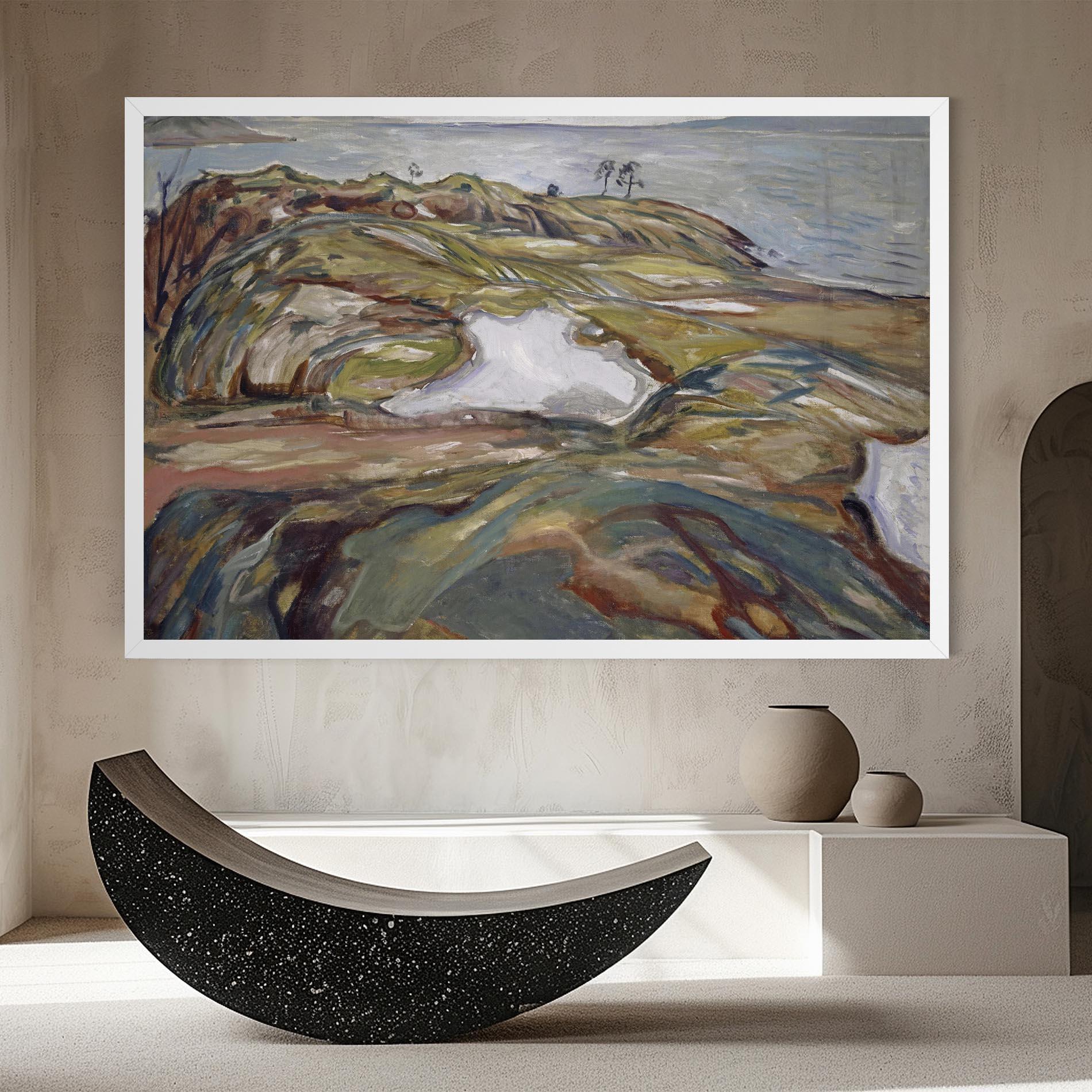 Leinwandbild Coastal Landscape mockup 8