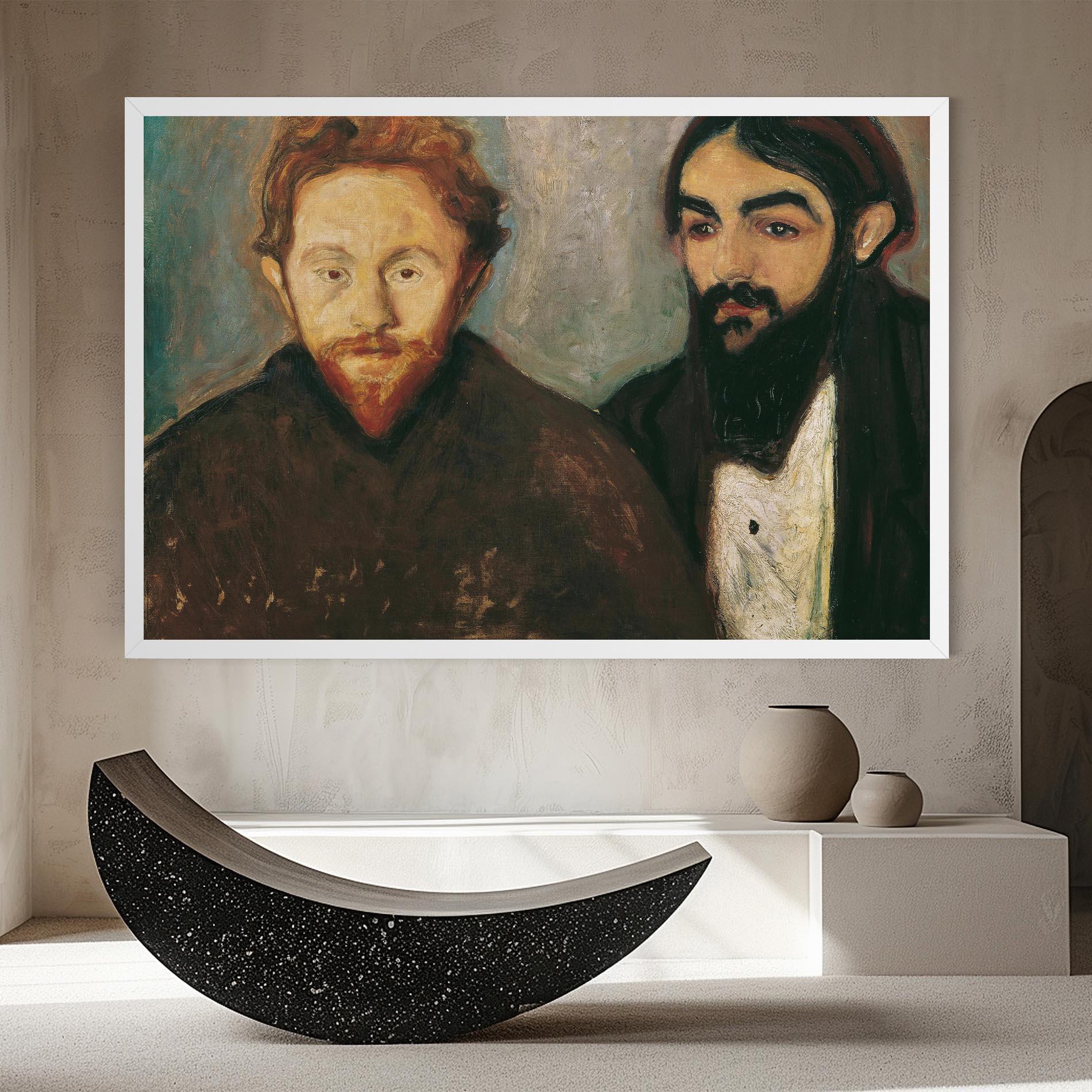 Leinwandbild Der Maler mockup 8