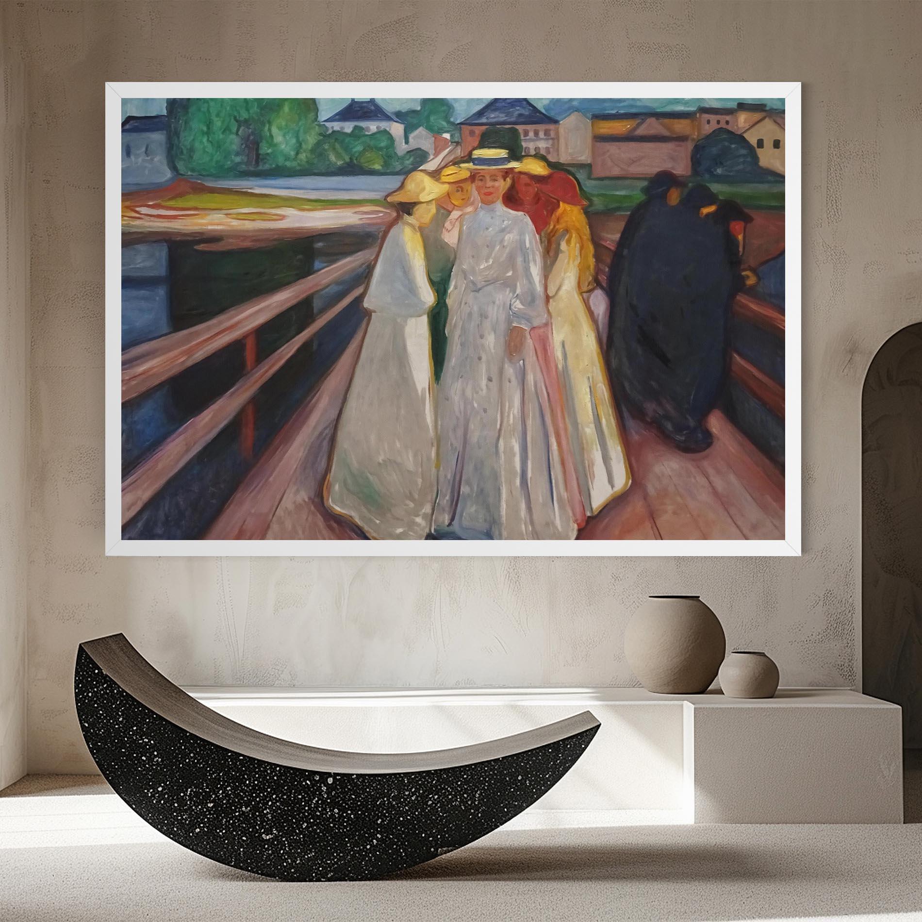 Leinwandbild Munch Art mockup 8