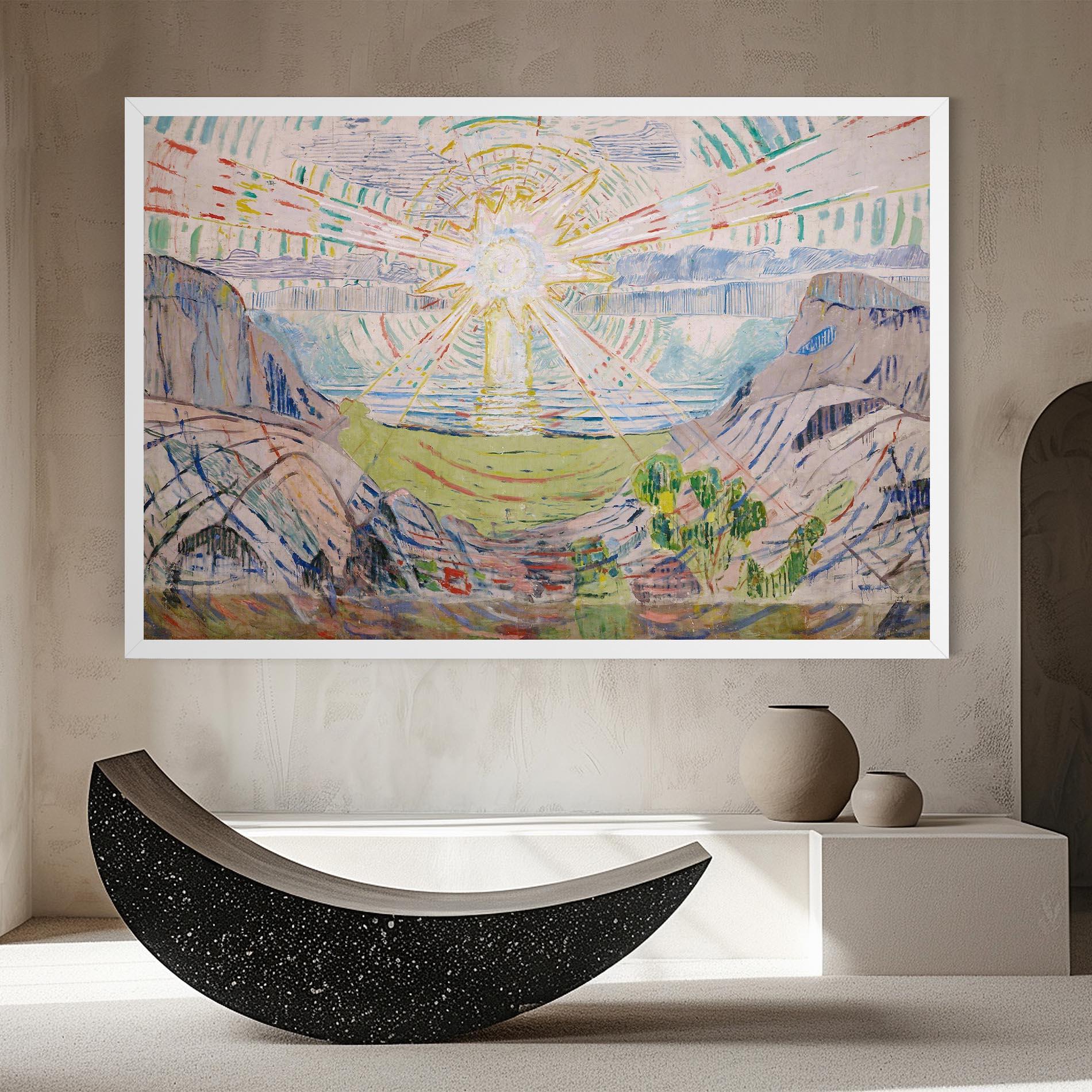Leinwandbild The Sun Art mockup 8