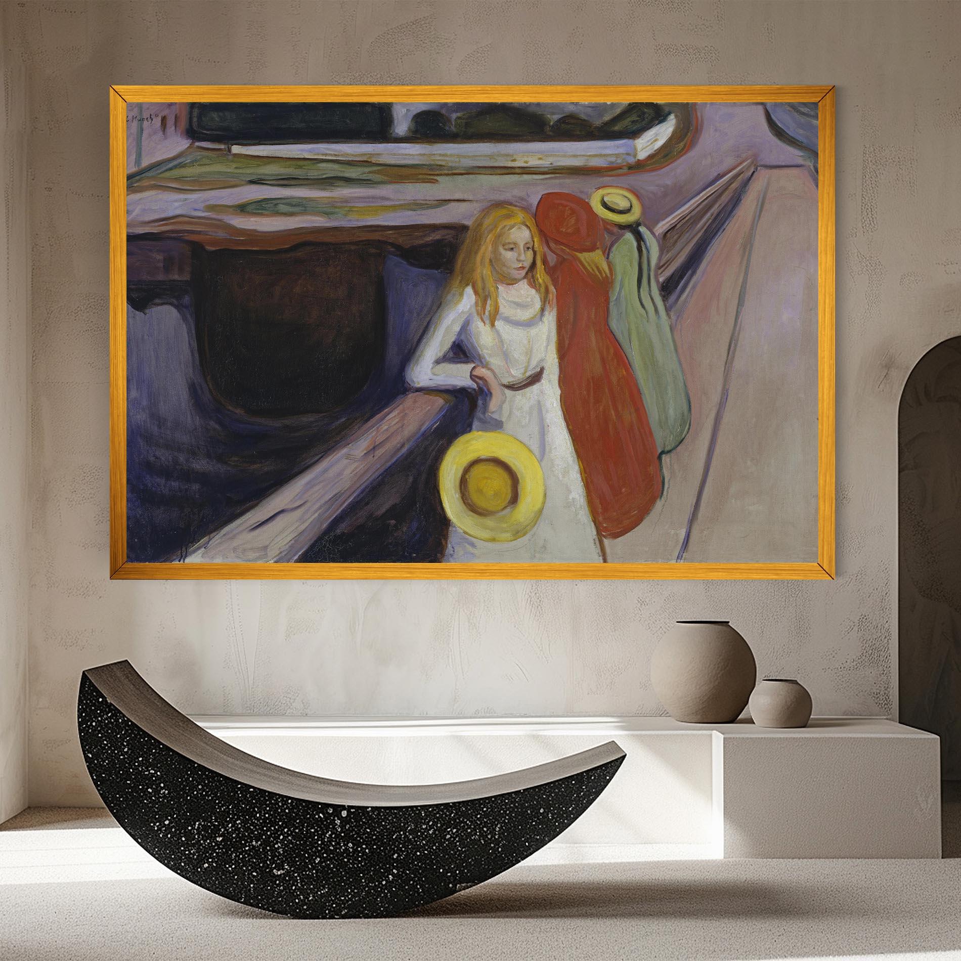 Leinwandbild Bridge Girls mockup 8