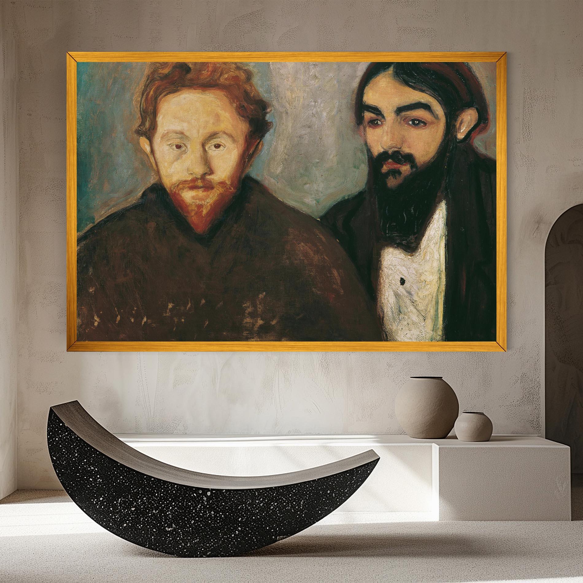 Leinwandbild Der Maler mockup 8