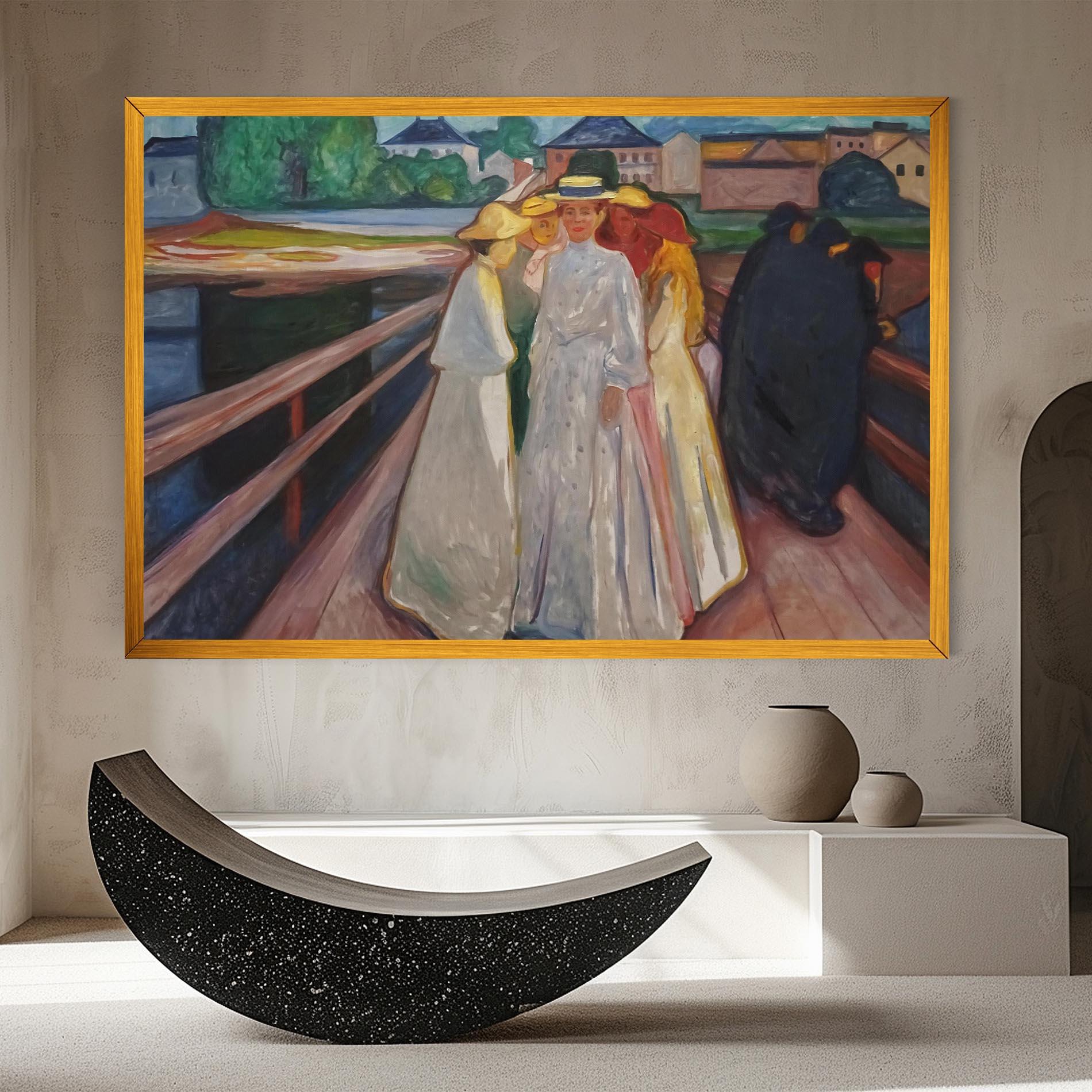 Leinwandbild Munch Art mockup 8