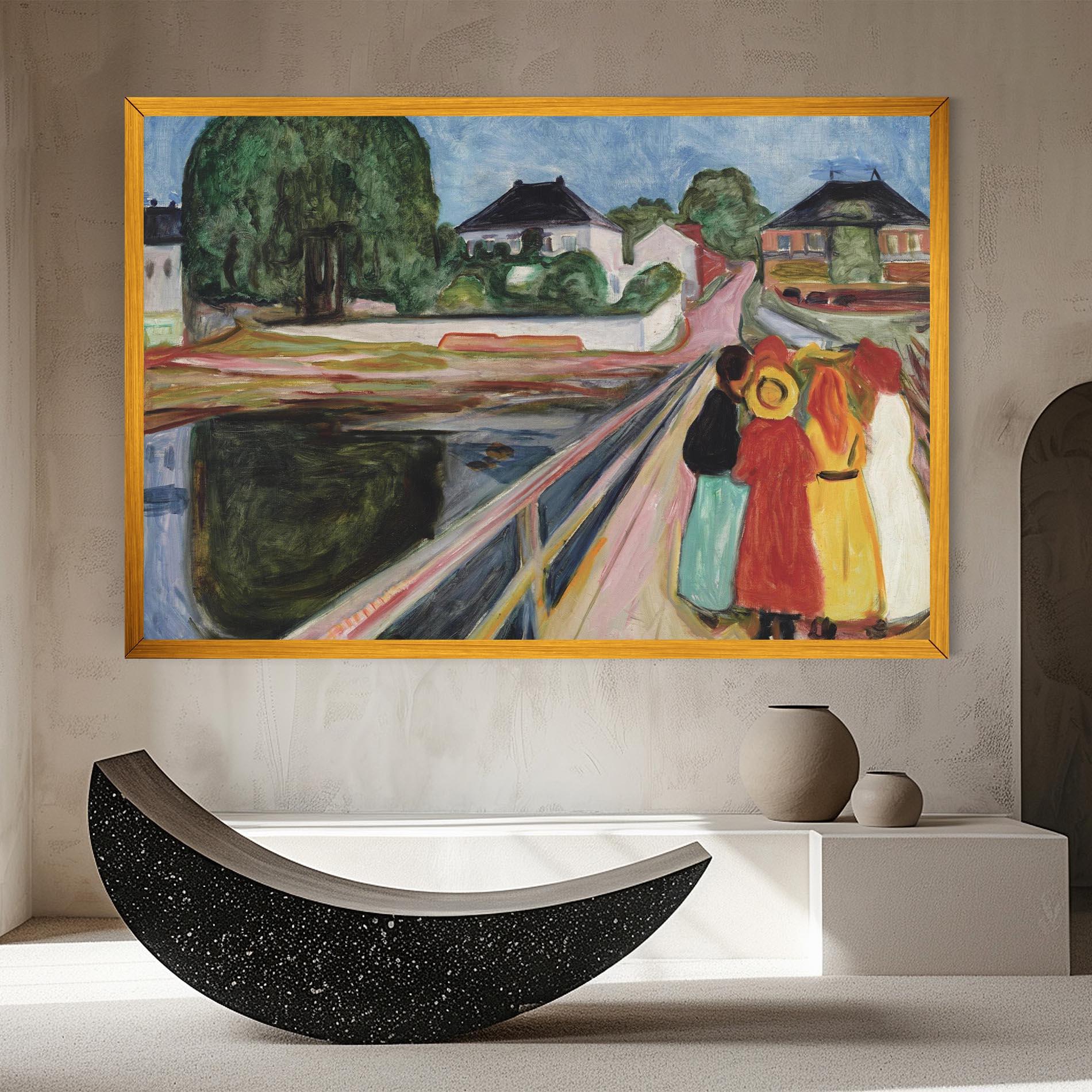 Leinwandbild Pikene Pa Broen mockup 8