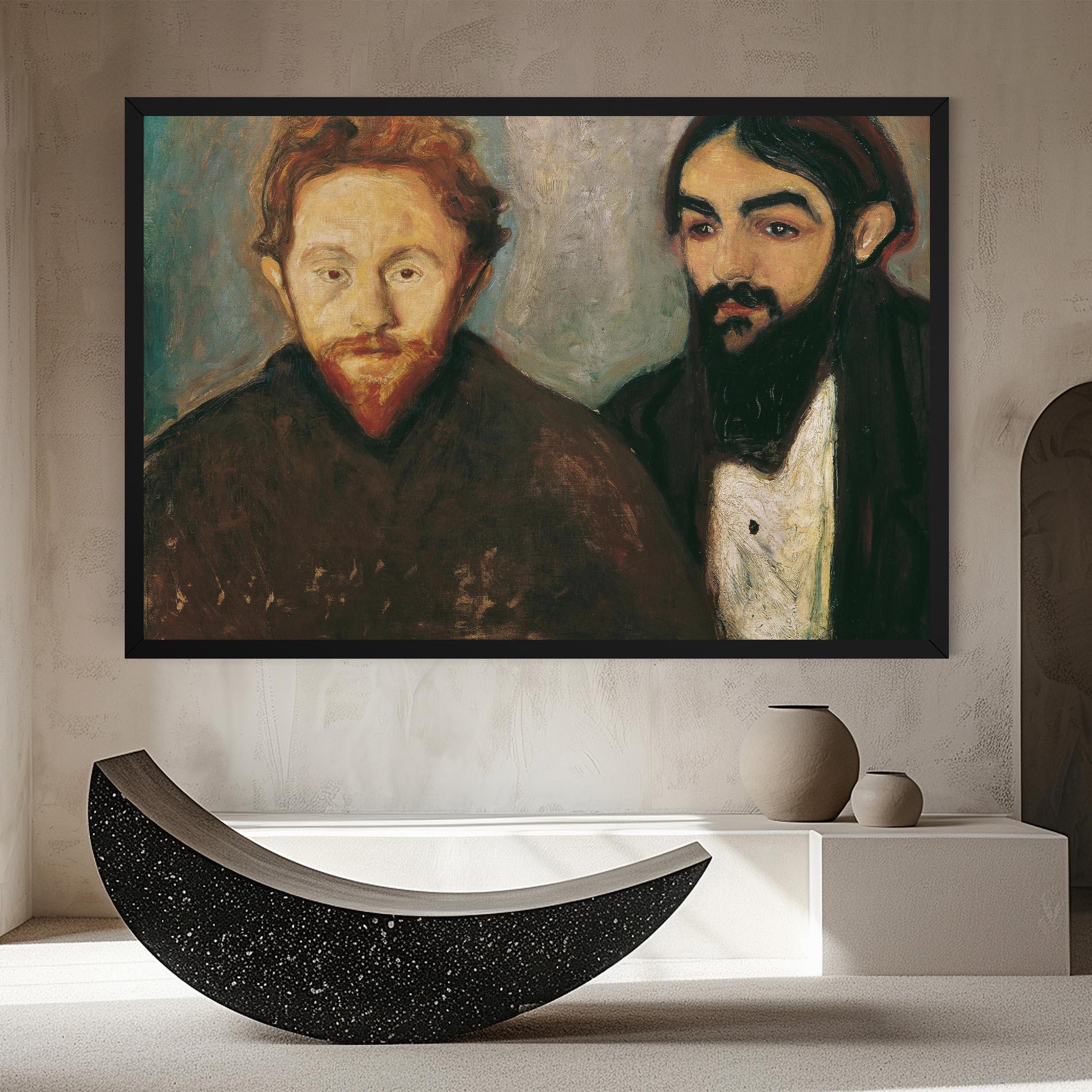 Leinwandbild Der Maler mockup 8