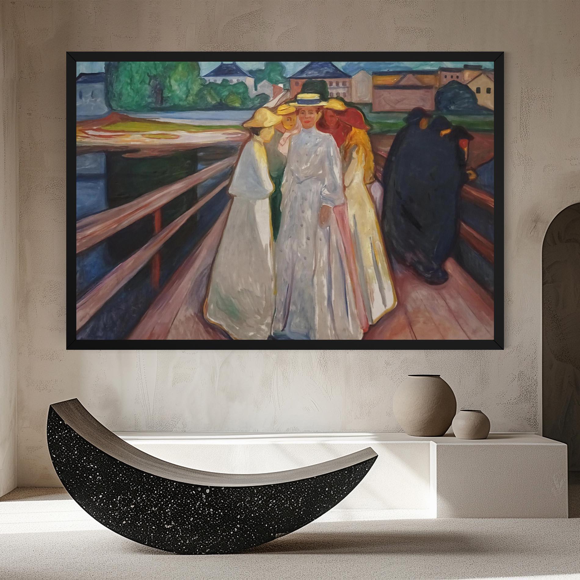 Leinwandbild Munch Art mockup 8