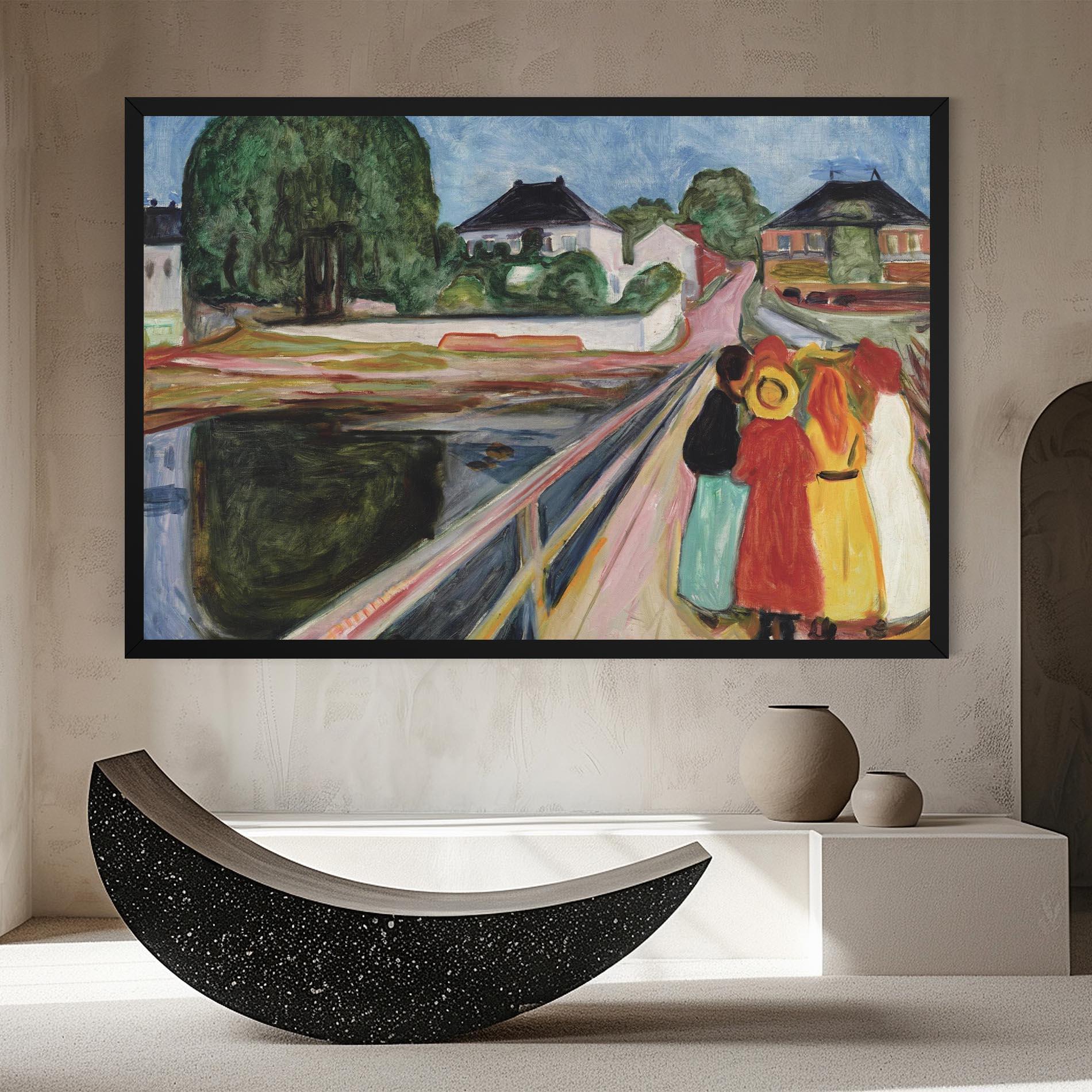 Leinwandbild Pikene Pa Broen mockup 8