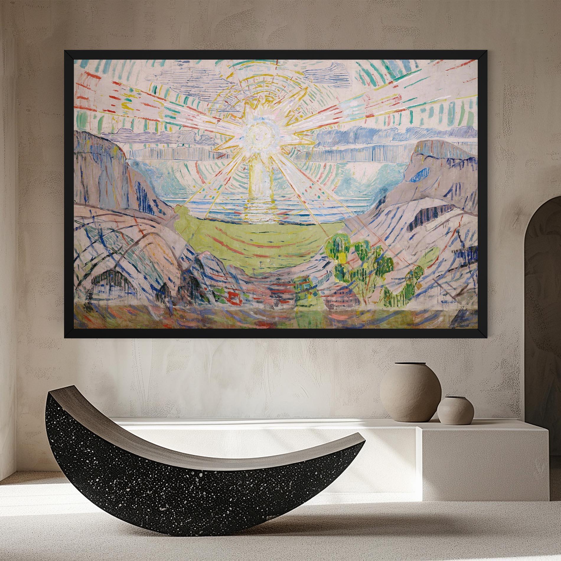 Leinwandbild The Sun Art mockup 8