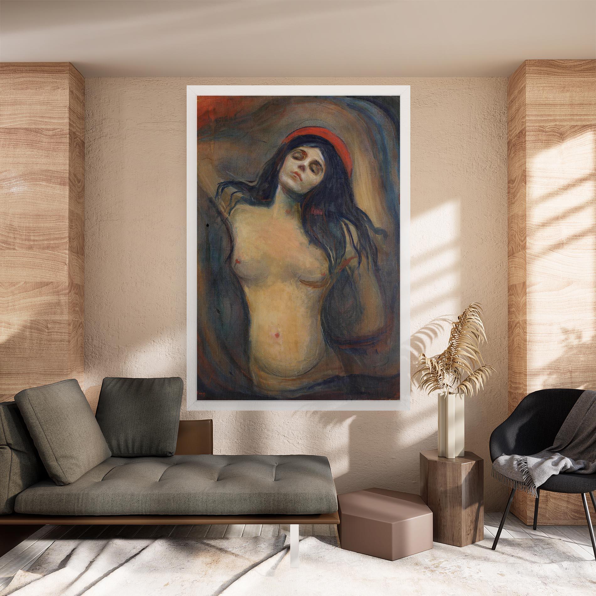 Leinwandbild Madonna Oil Painting mockup 8