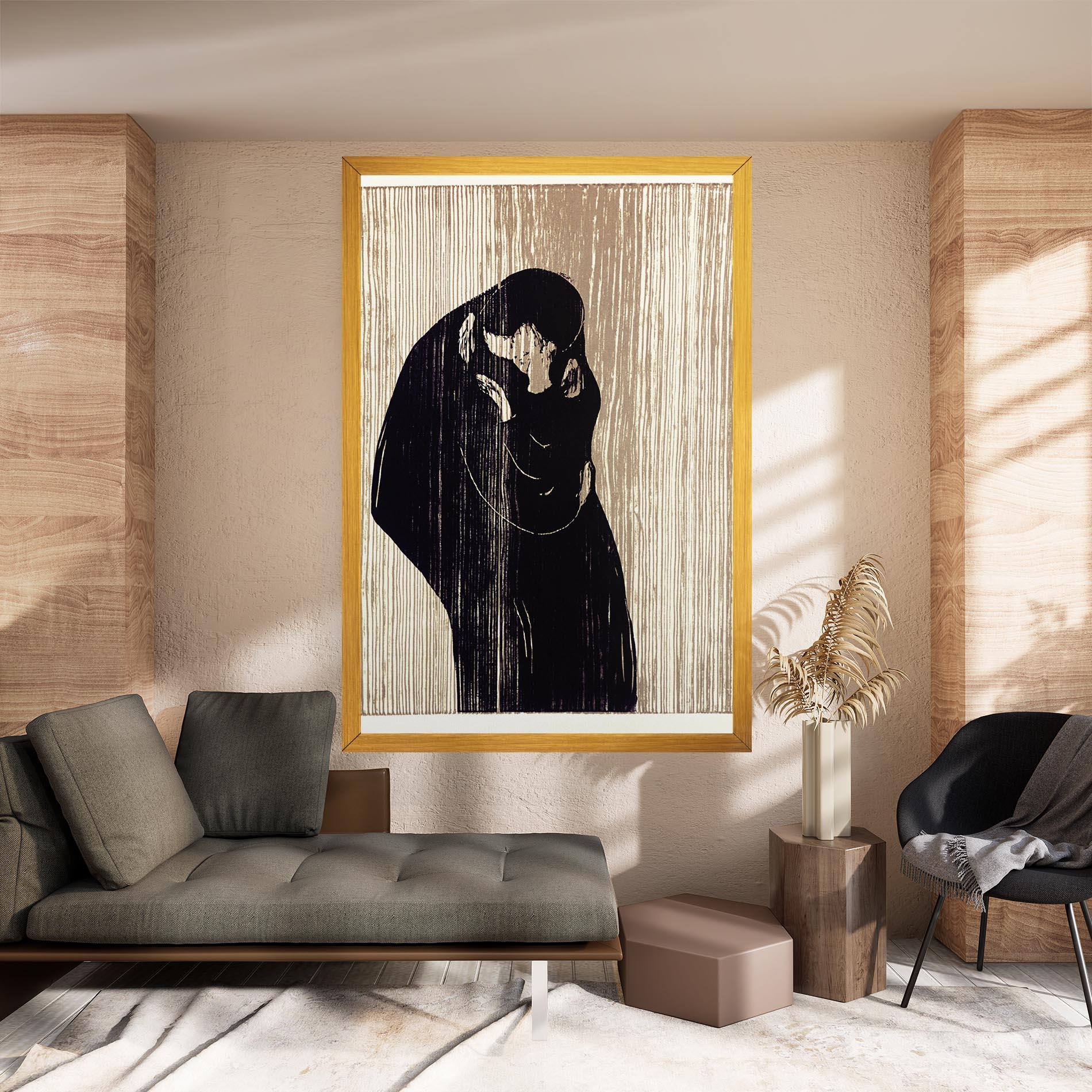 Leinwandbild Kiss mockup 8