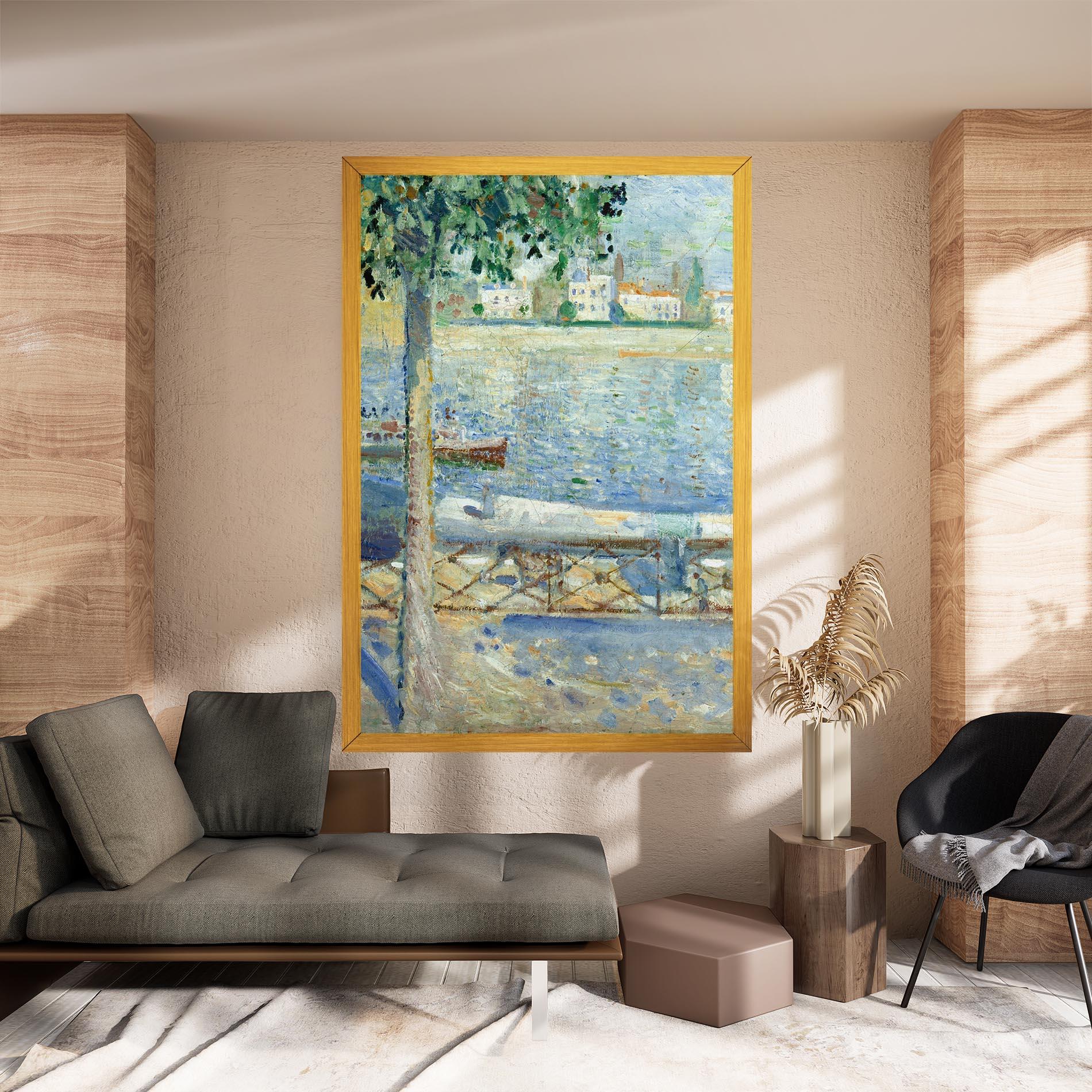 Leinwandbild Seine At Saint mockup 8