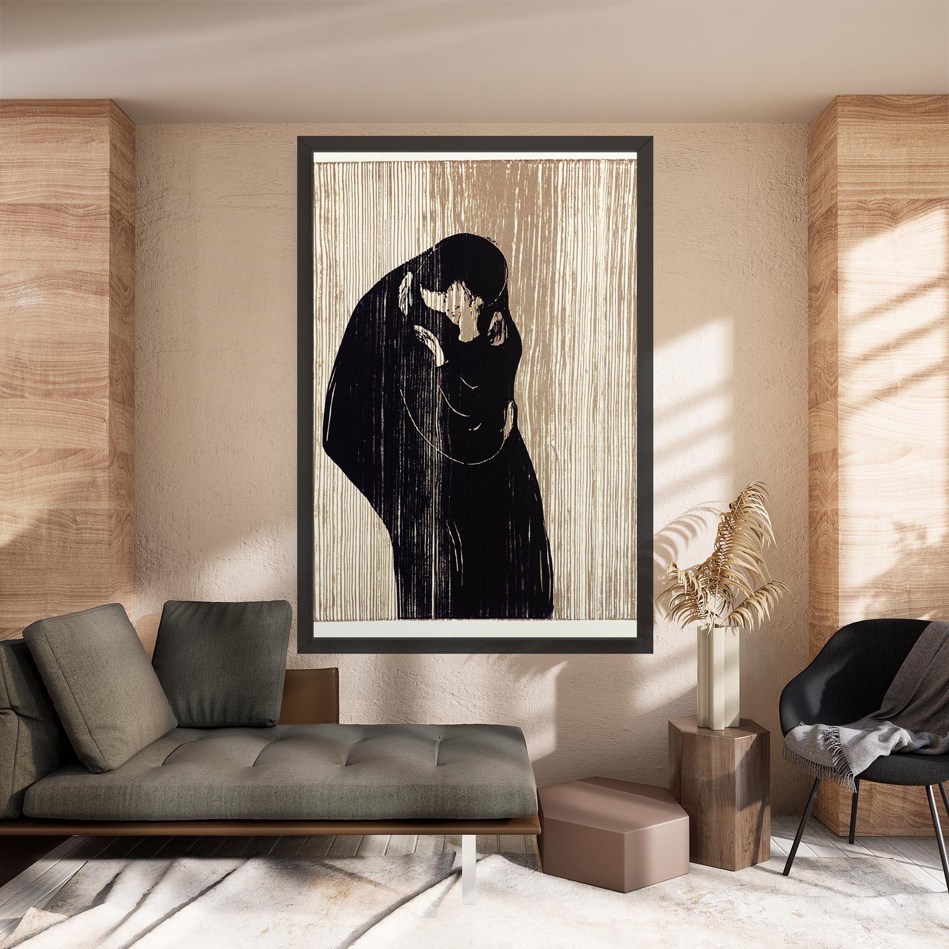 Leinwandbild Kiss mockup 8