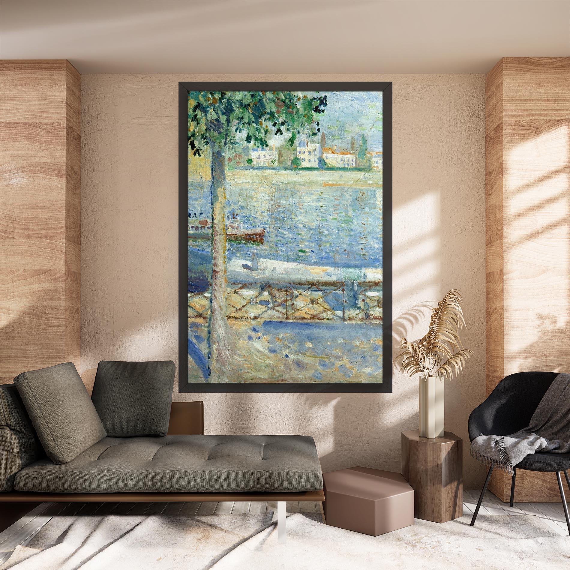 Leinwandbild Seine At Saint mockup 8