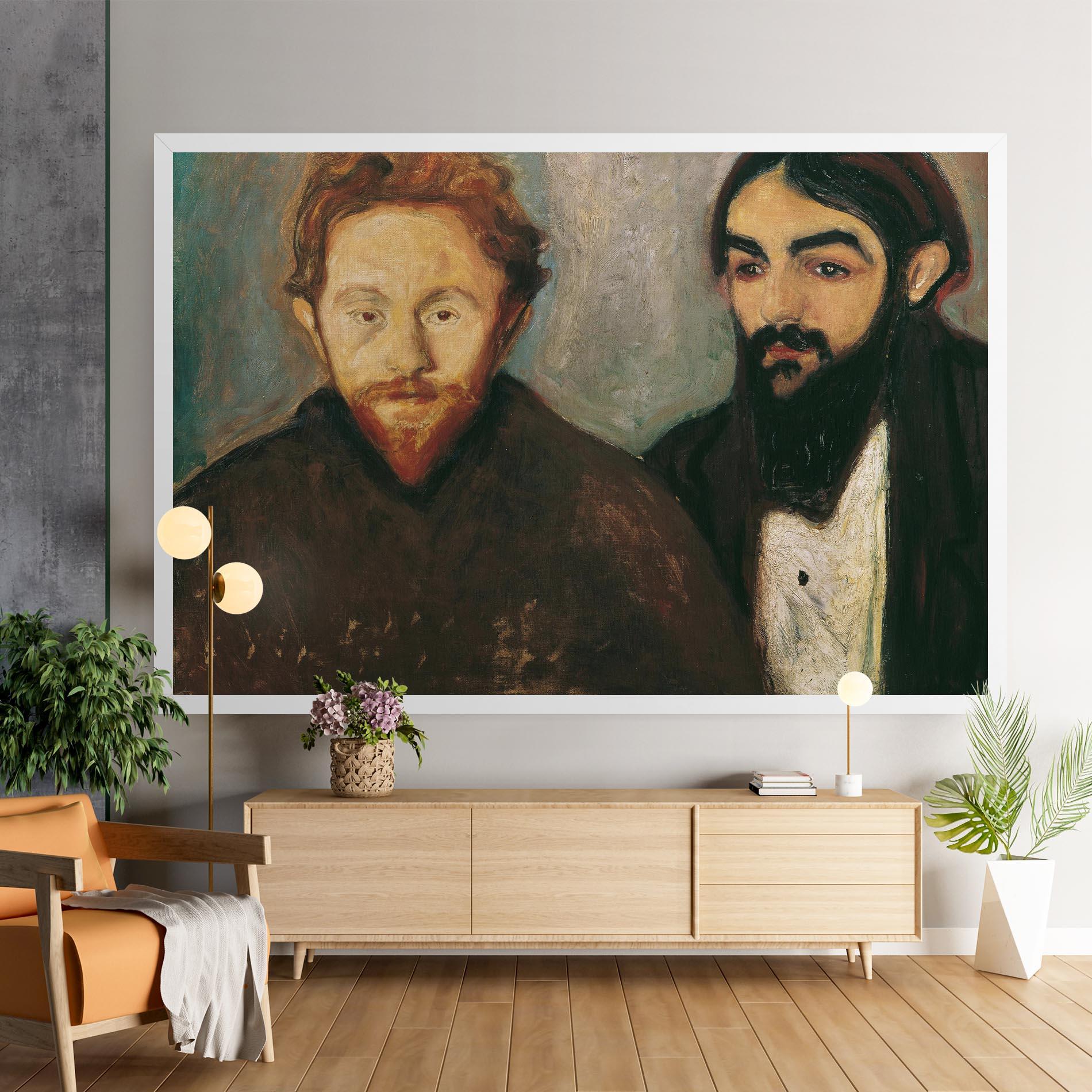 Leinwandbild Der Maler mockup 9