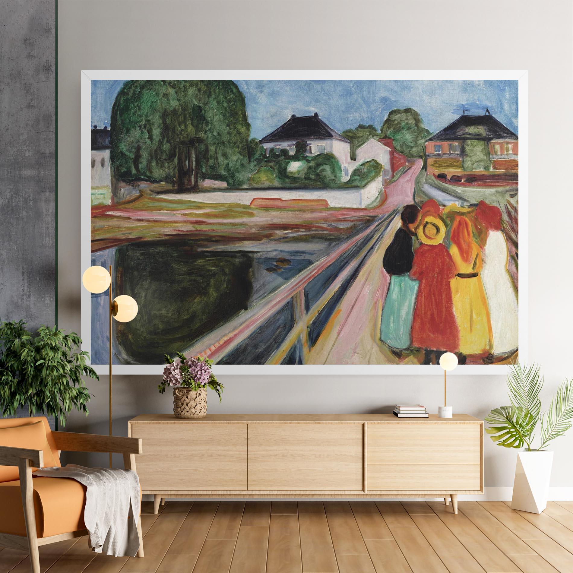 Leinwandbild Pikene Pa Broen mockup 9