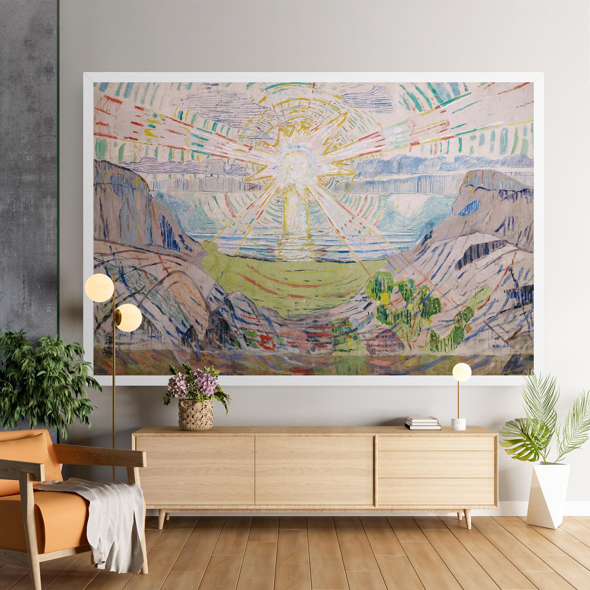 Leinwandbild The Sun Art mockup 9