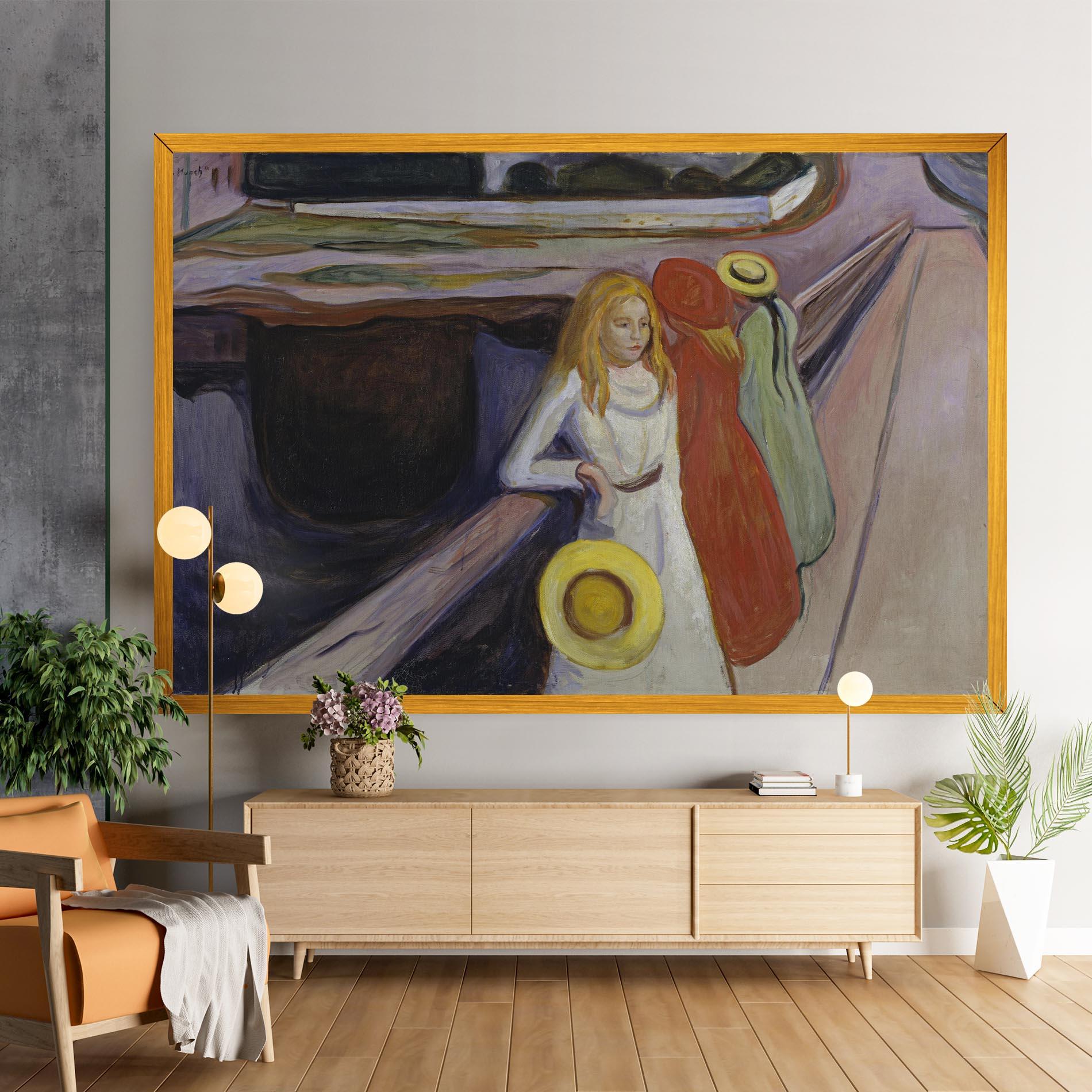 Leinwandbild Bridge Girls mockup 9