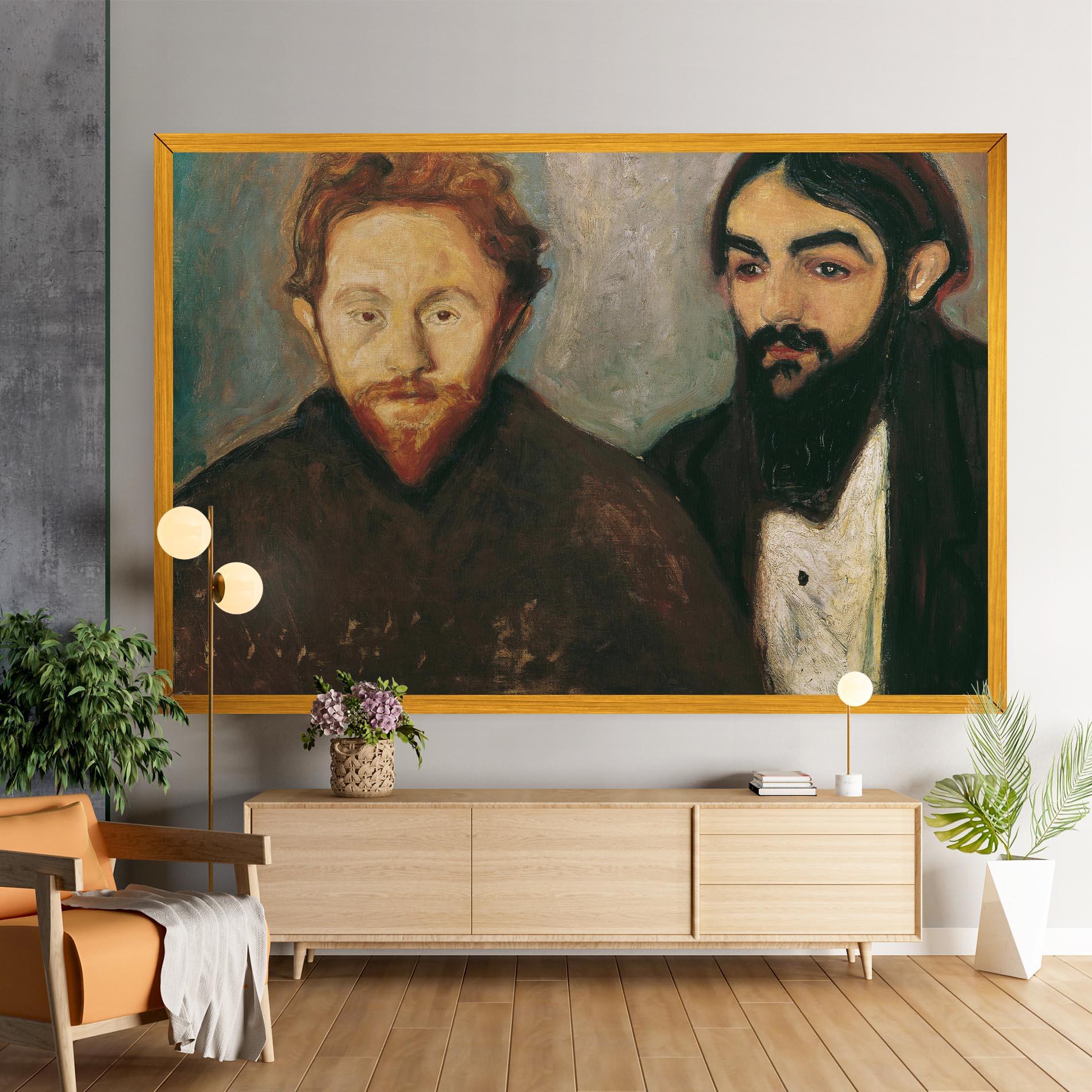 Leinwandbild Der Maler mockup 9