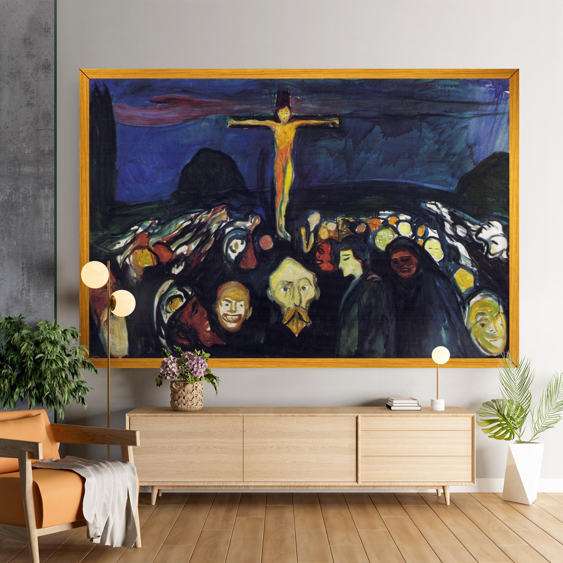 Leinwandbild Golgotha mockup 9
