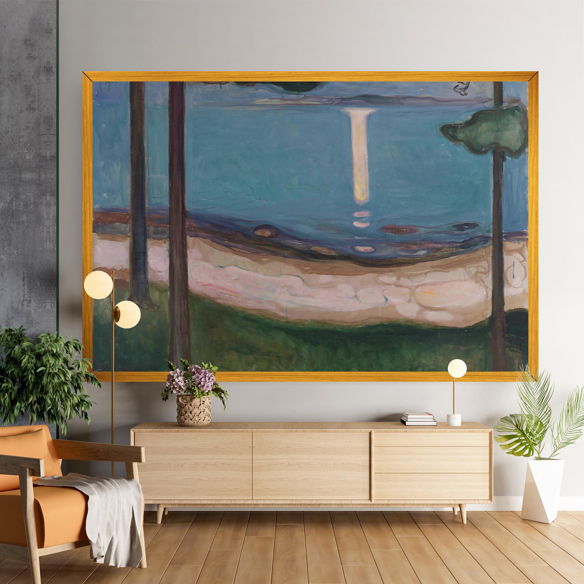 Leinwandbild Moonlight mockup 9