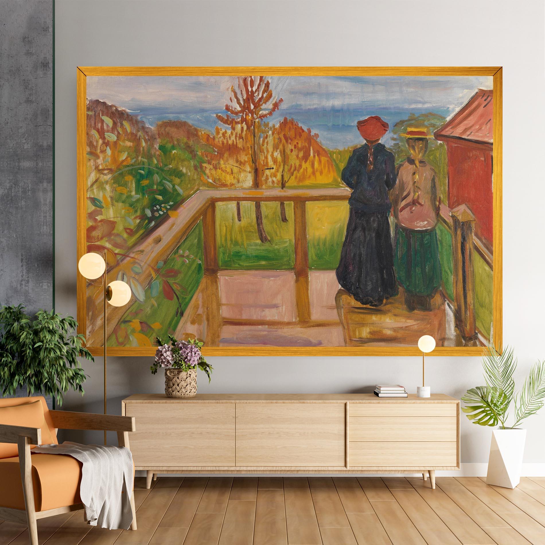 Leinwandbild On The Veranda mockup 9