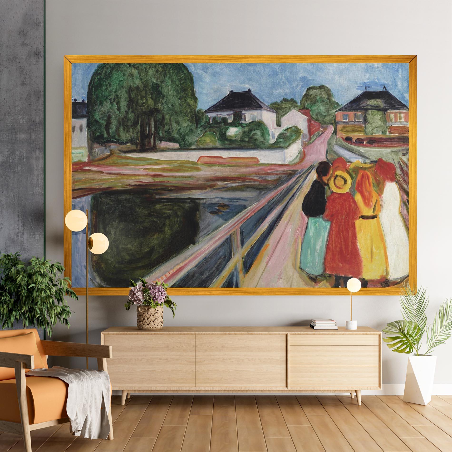 Leinwandbild Pikene Pa Broen mockup 9