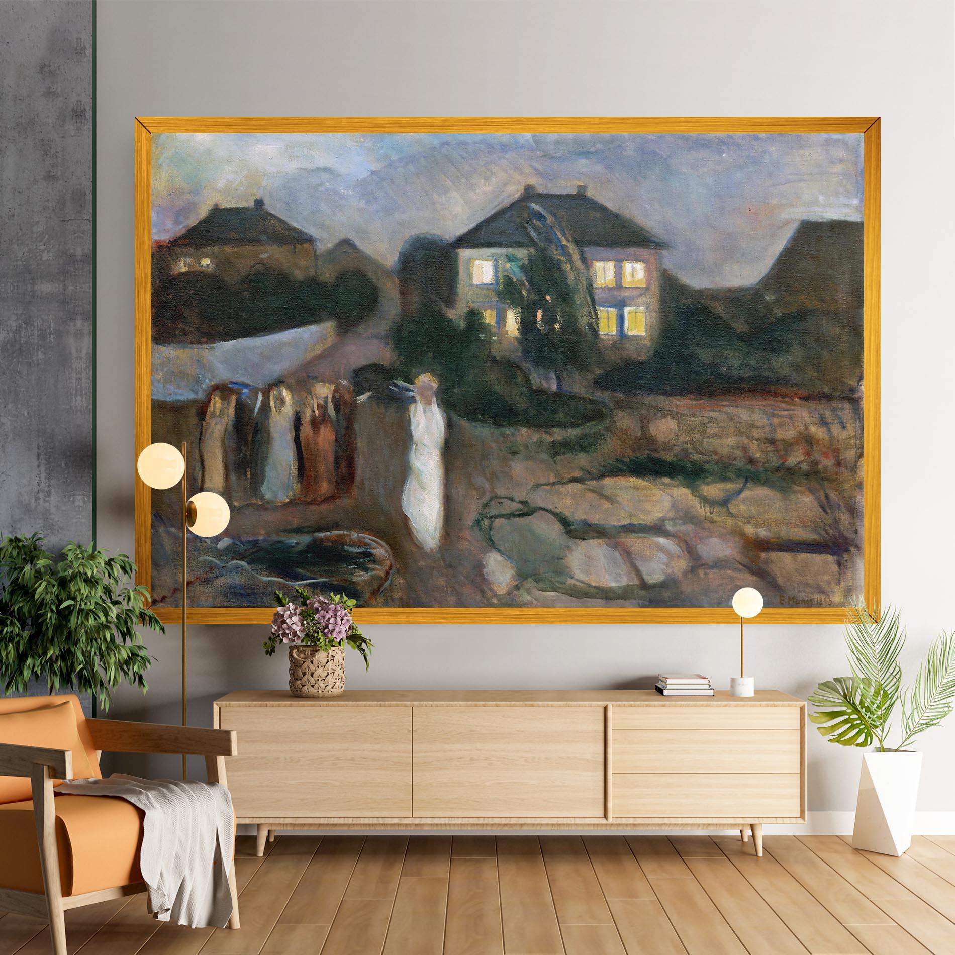 Leinwandbild The Storm mockup 9