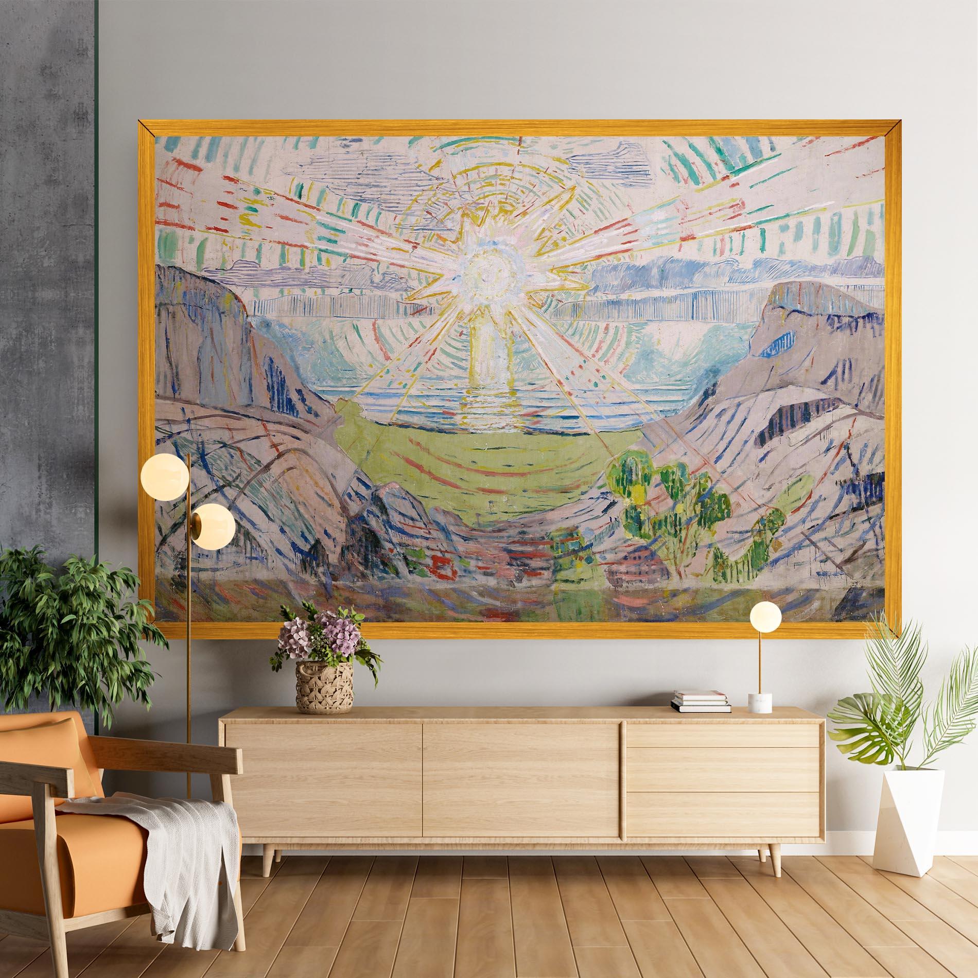 Leinwandbild The Sun Art mockup 9