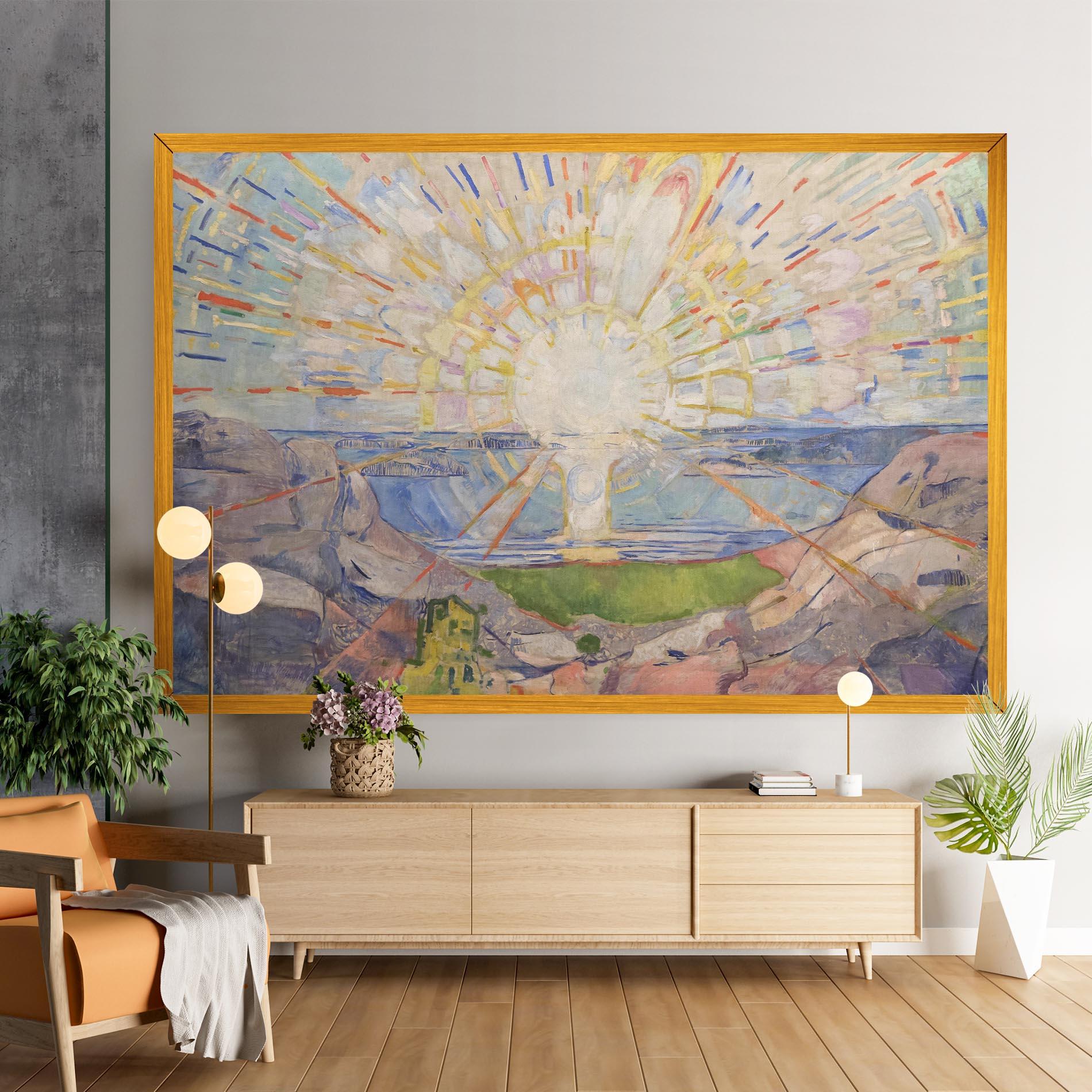 Leinwandbild The Sun mockup 9