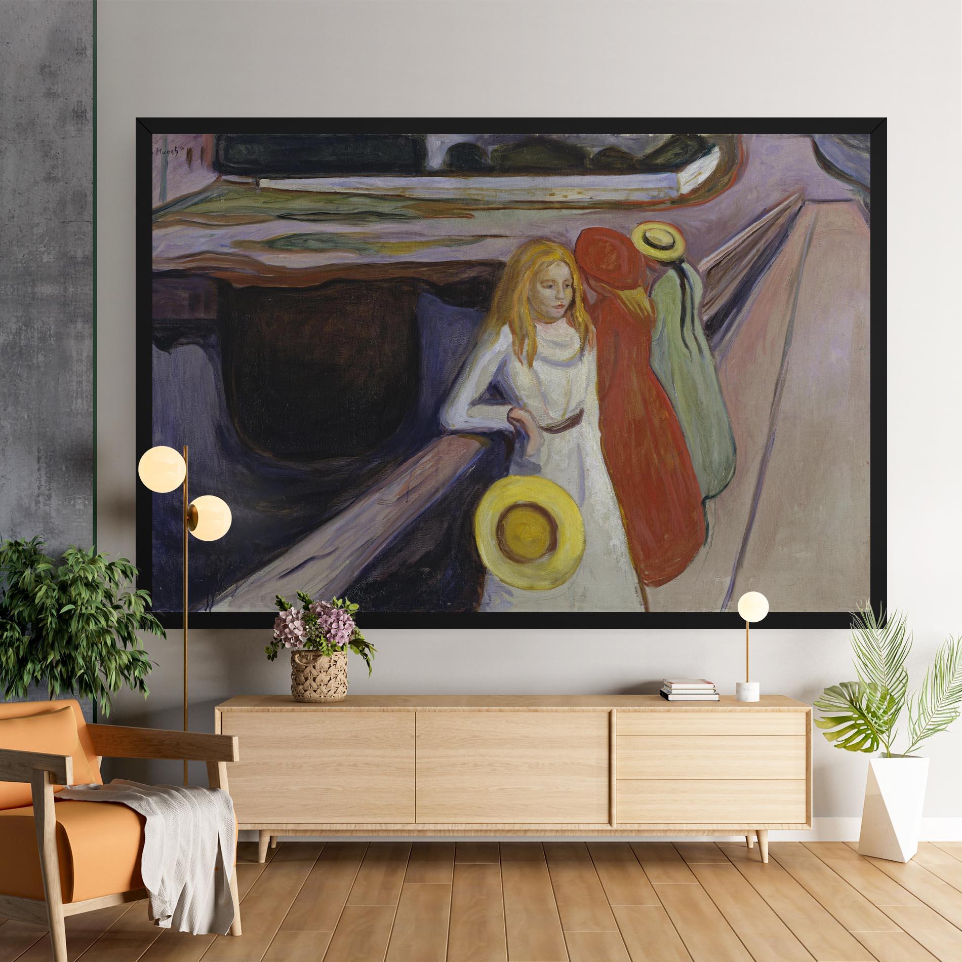 Leinwandbild Bridge Girls mockup 9