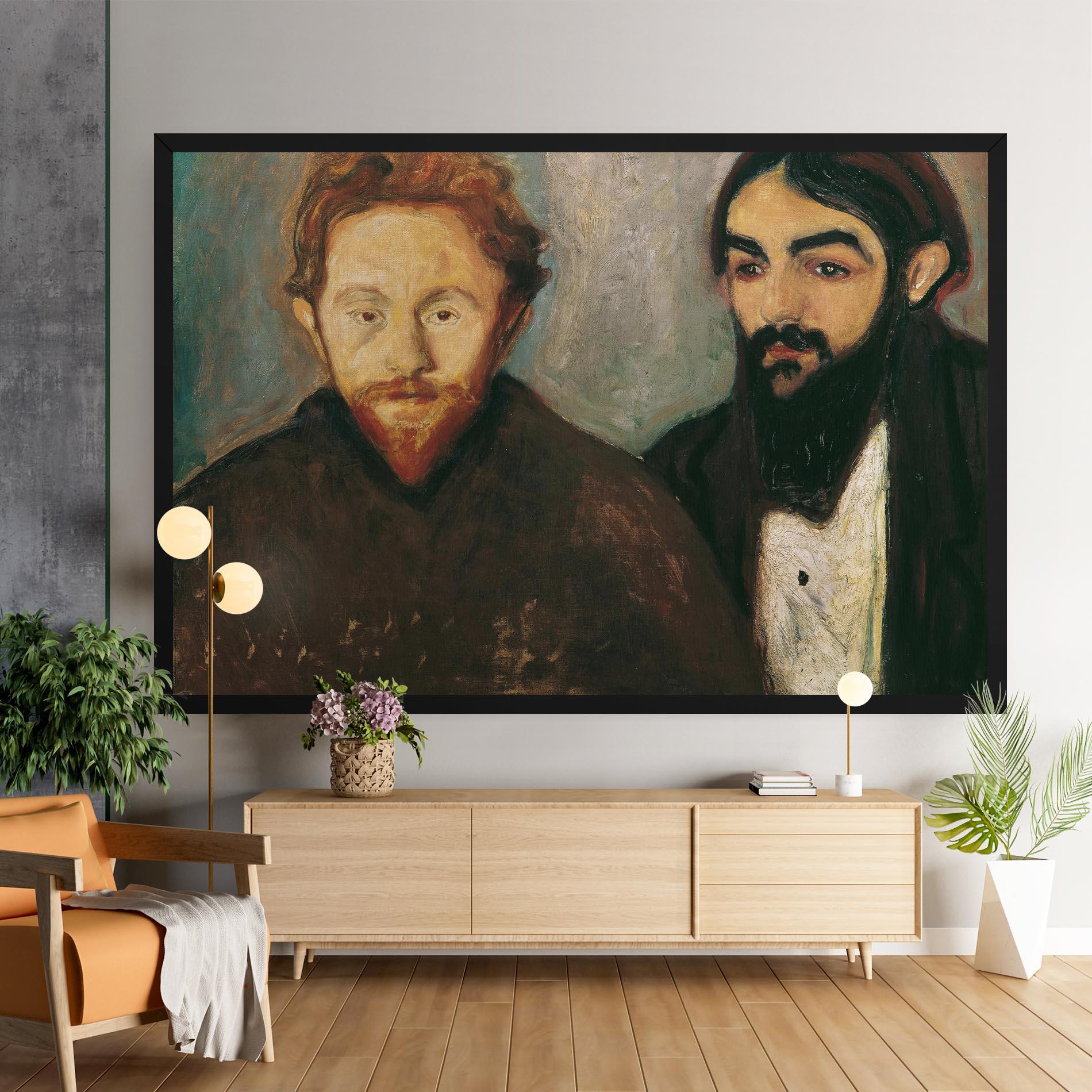 Leinwandbild Der Maler mockup 9