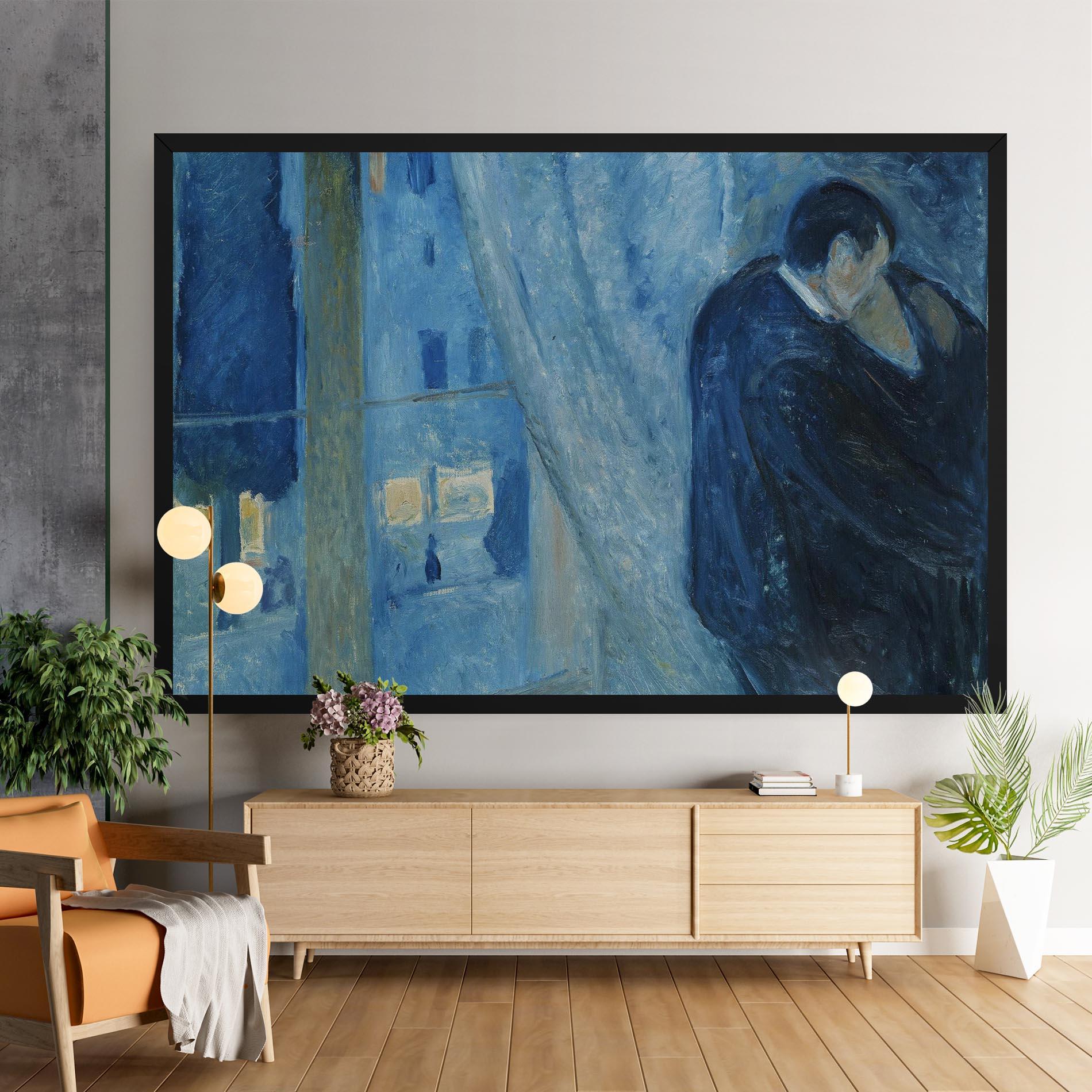 Leinwandbild Kiss By The Window mockup 9