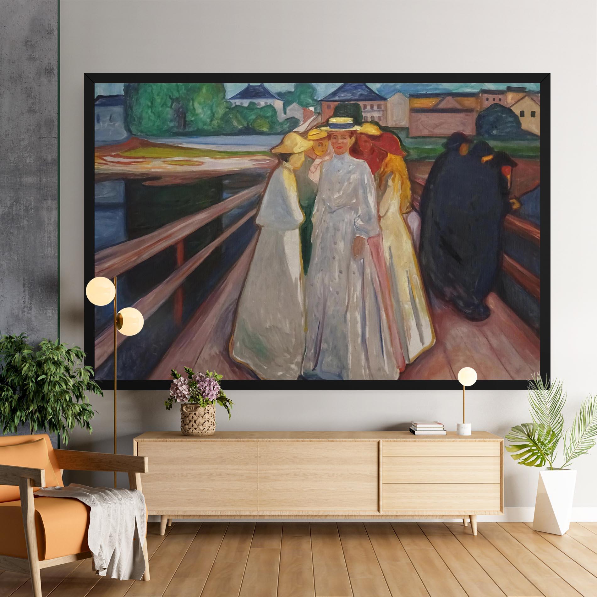Leinwandbild Munch Art mockup 9