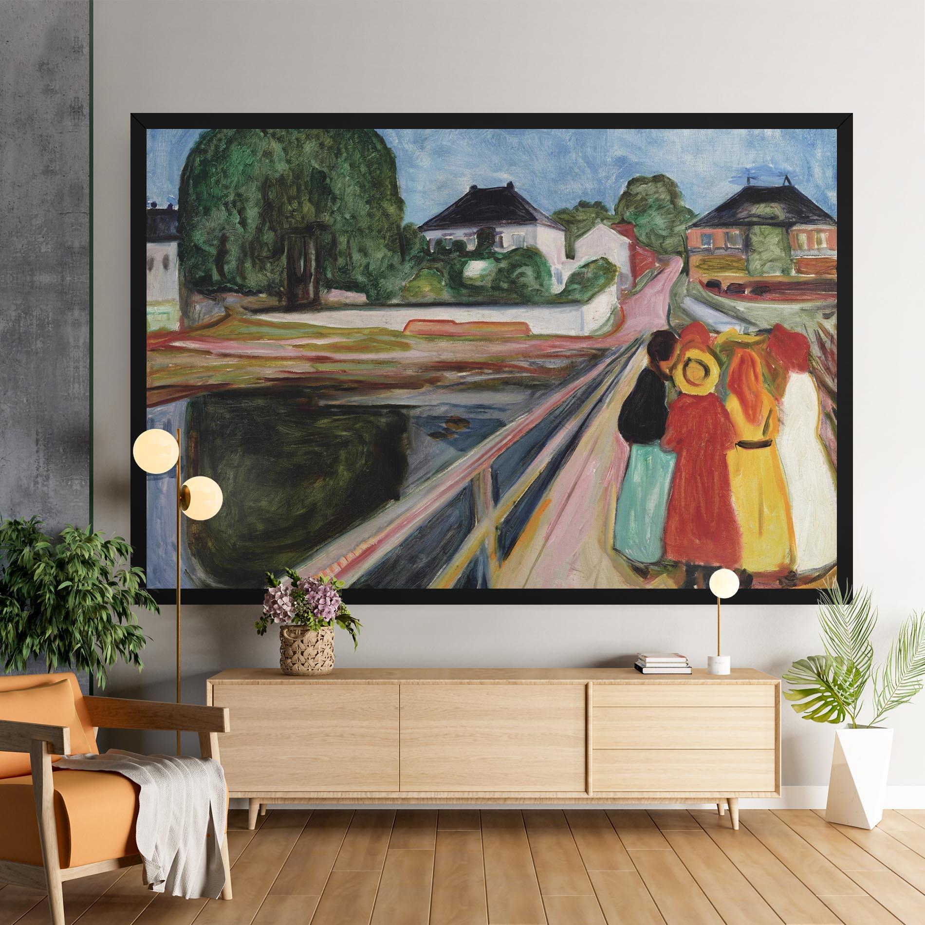 Leinwandbild Pikene Pa Broen mockup 9