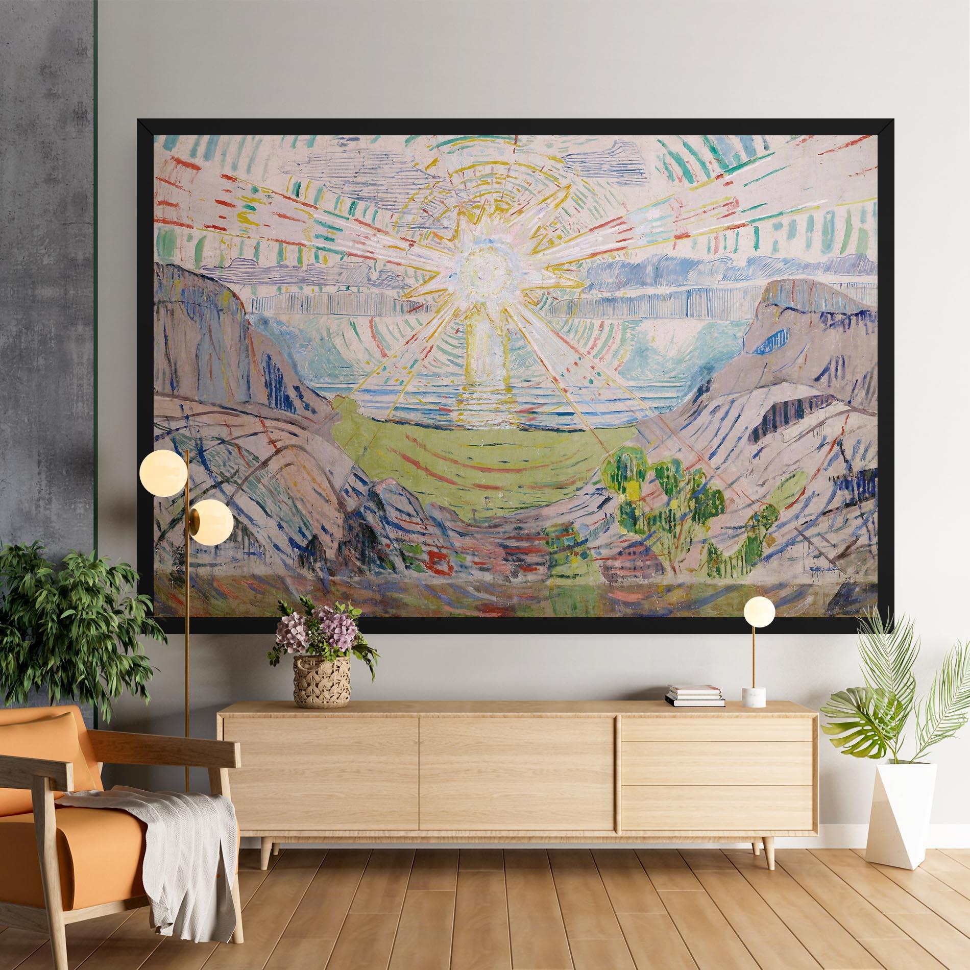 Leinwandbild The Sun Art mockup 9