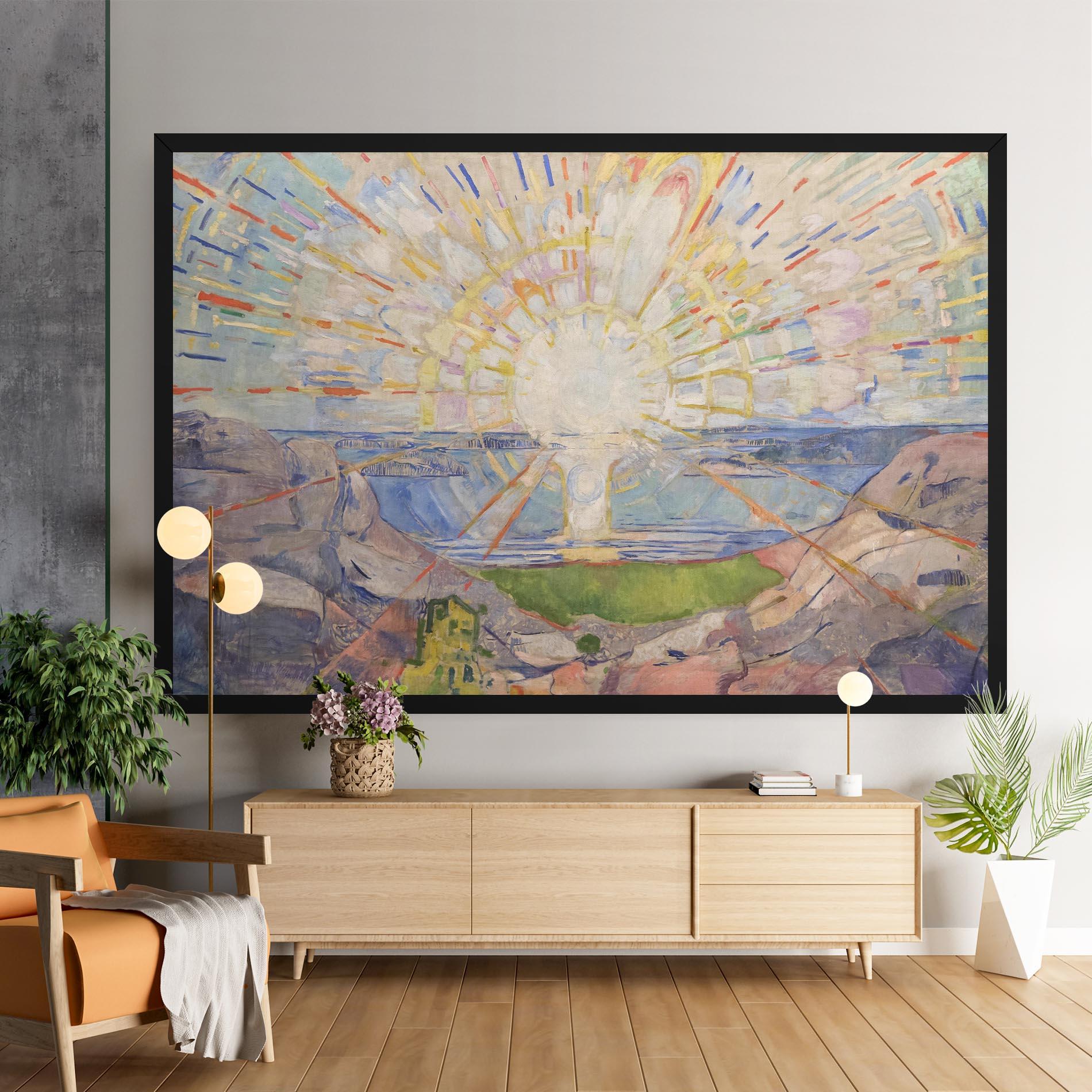 Leinwandbild The Sun mockup 9