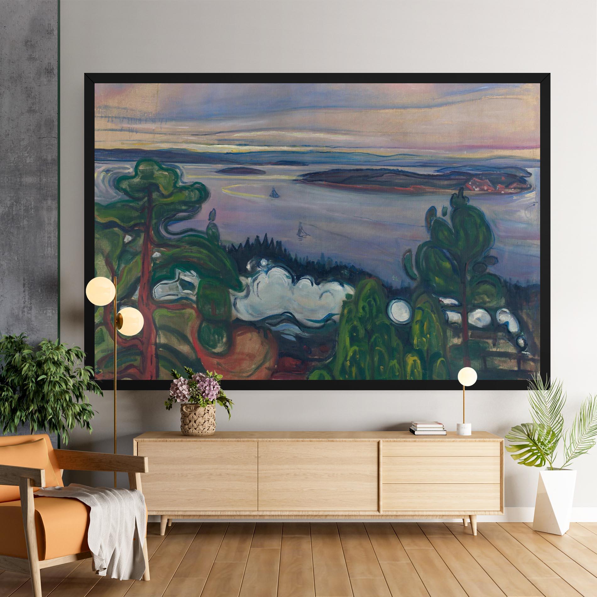 Leinwandbild Train Smoke mockup 9