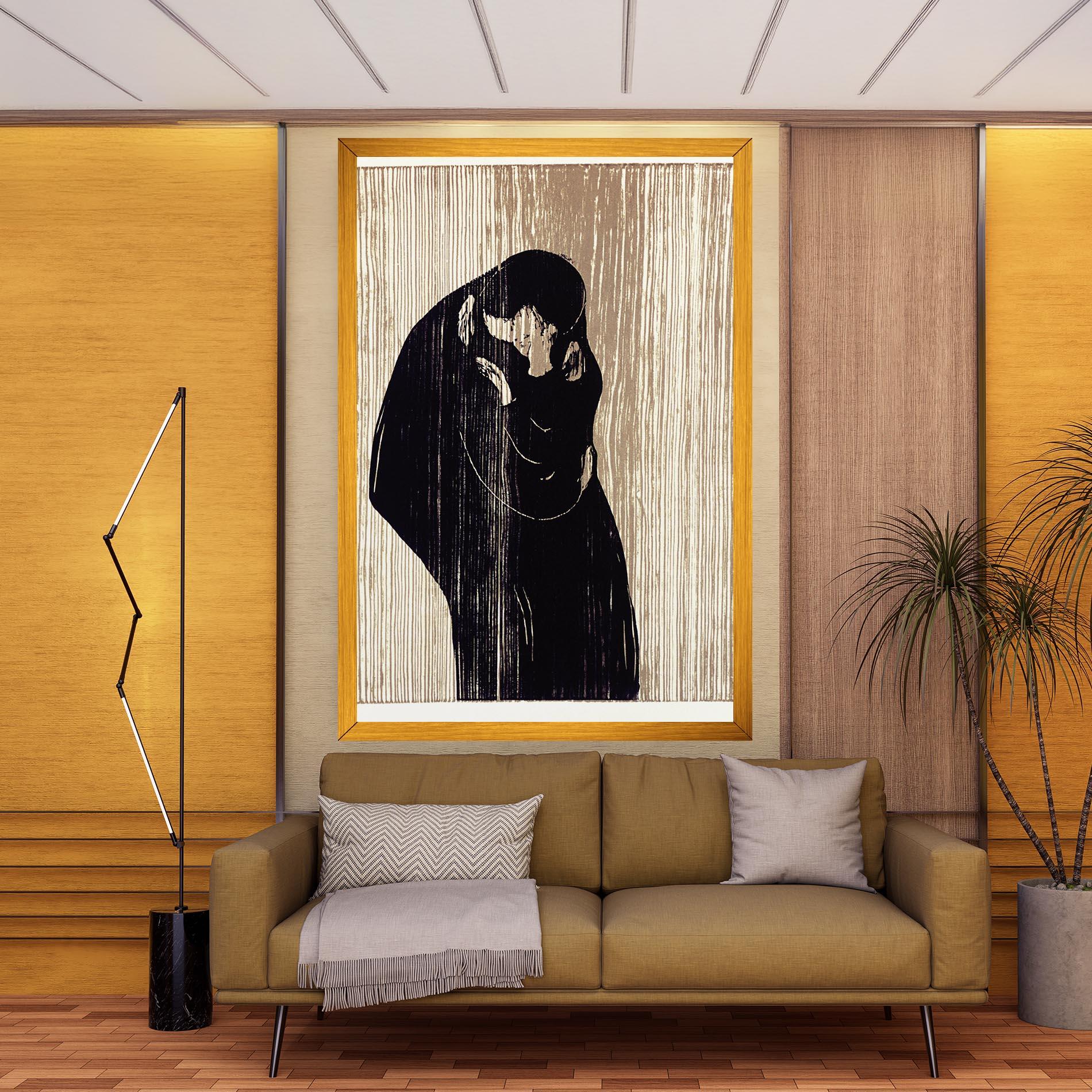 Leinwandbild Kiss mockup 9