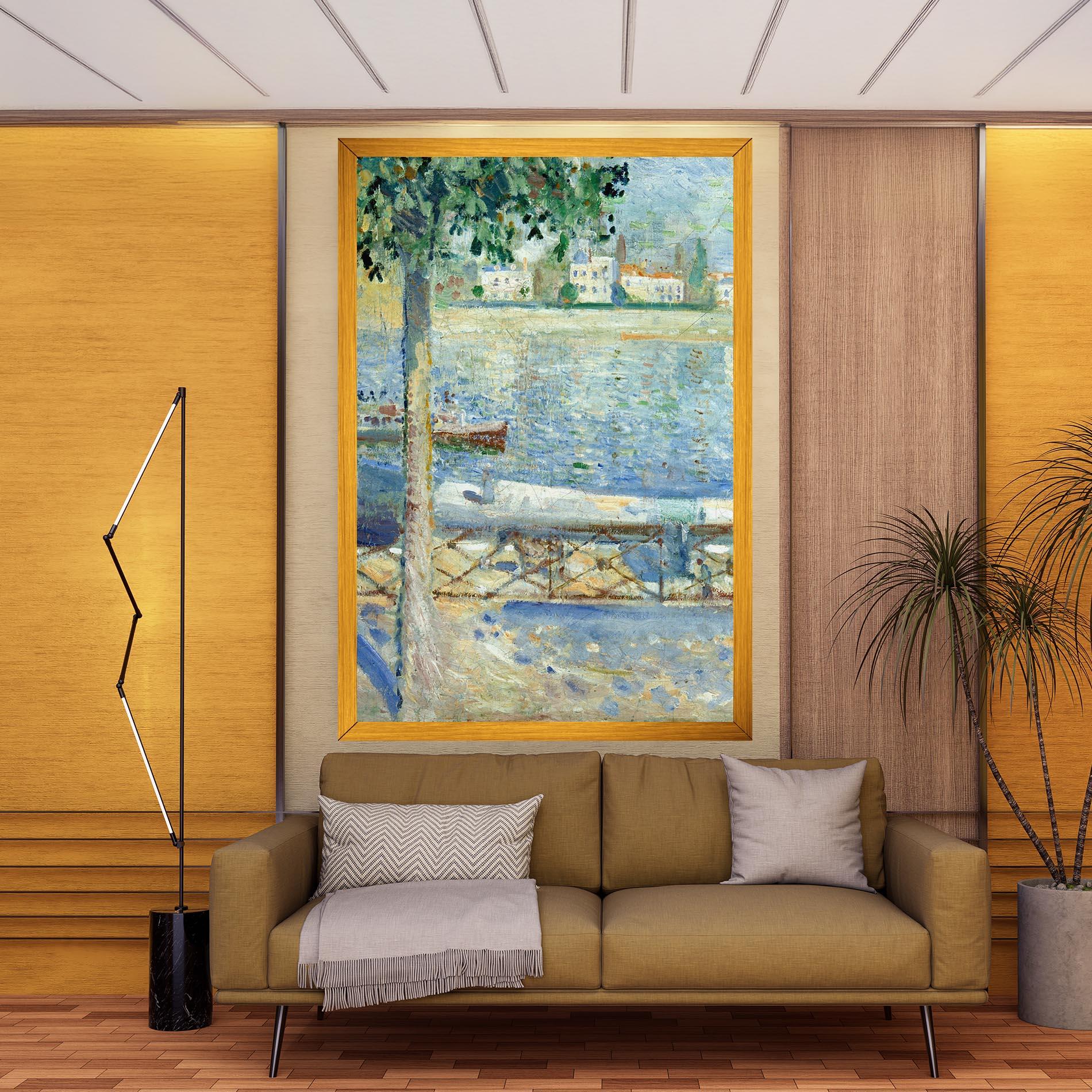 Leinwandbild Seine At Saint mockup 9