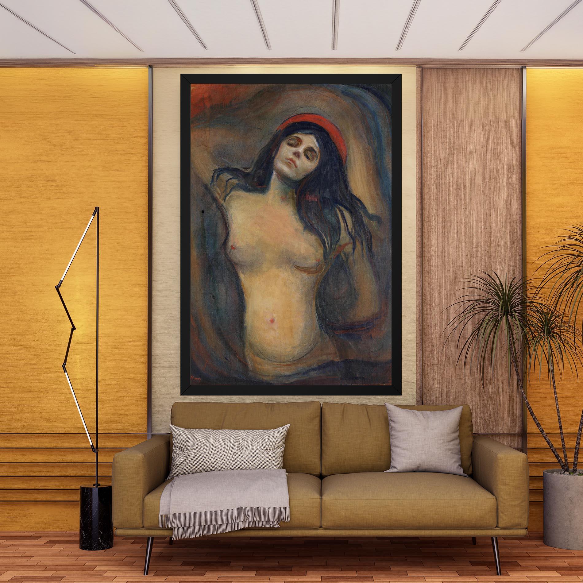Leinwandbild Madonna Oil Painting mockup 9