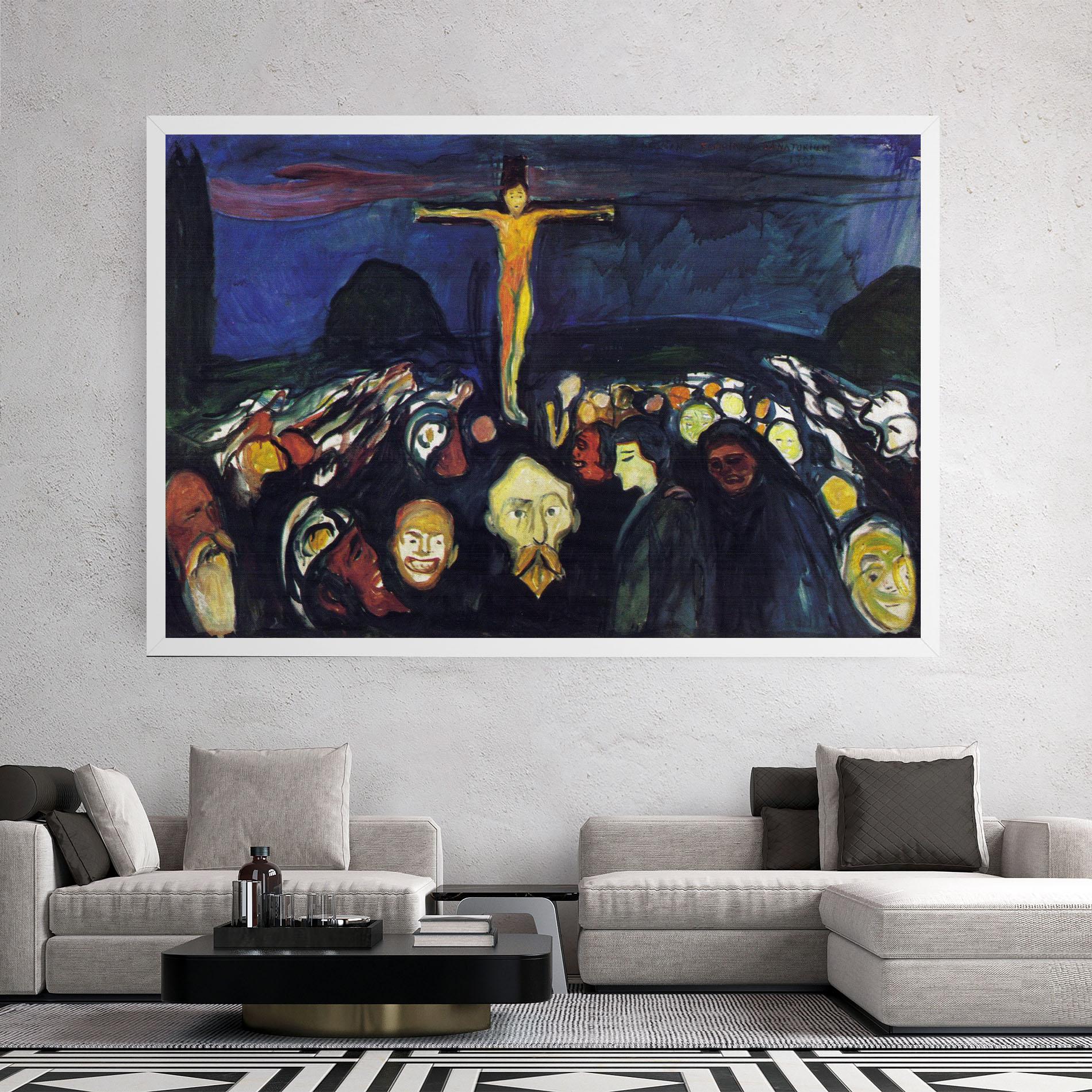 Leinwandbild Golgotha mockup 2